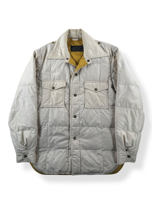 Front of Vintage Eddie Bauer Down Shacket SZ L