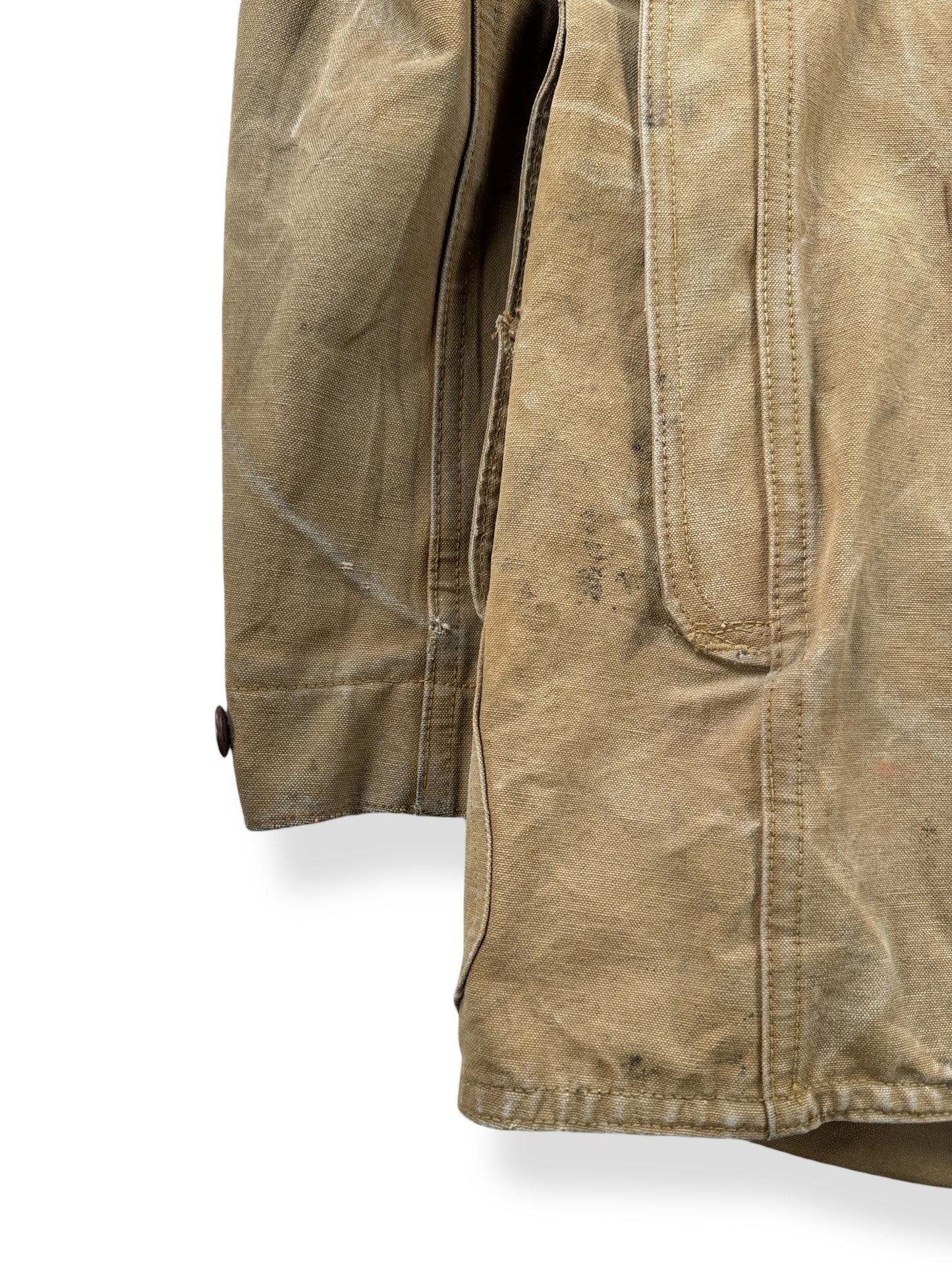 Wear on Vintage Hunting Jacket SZ L AS IS