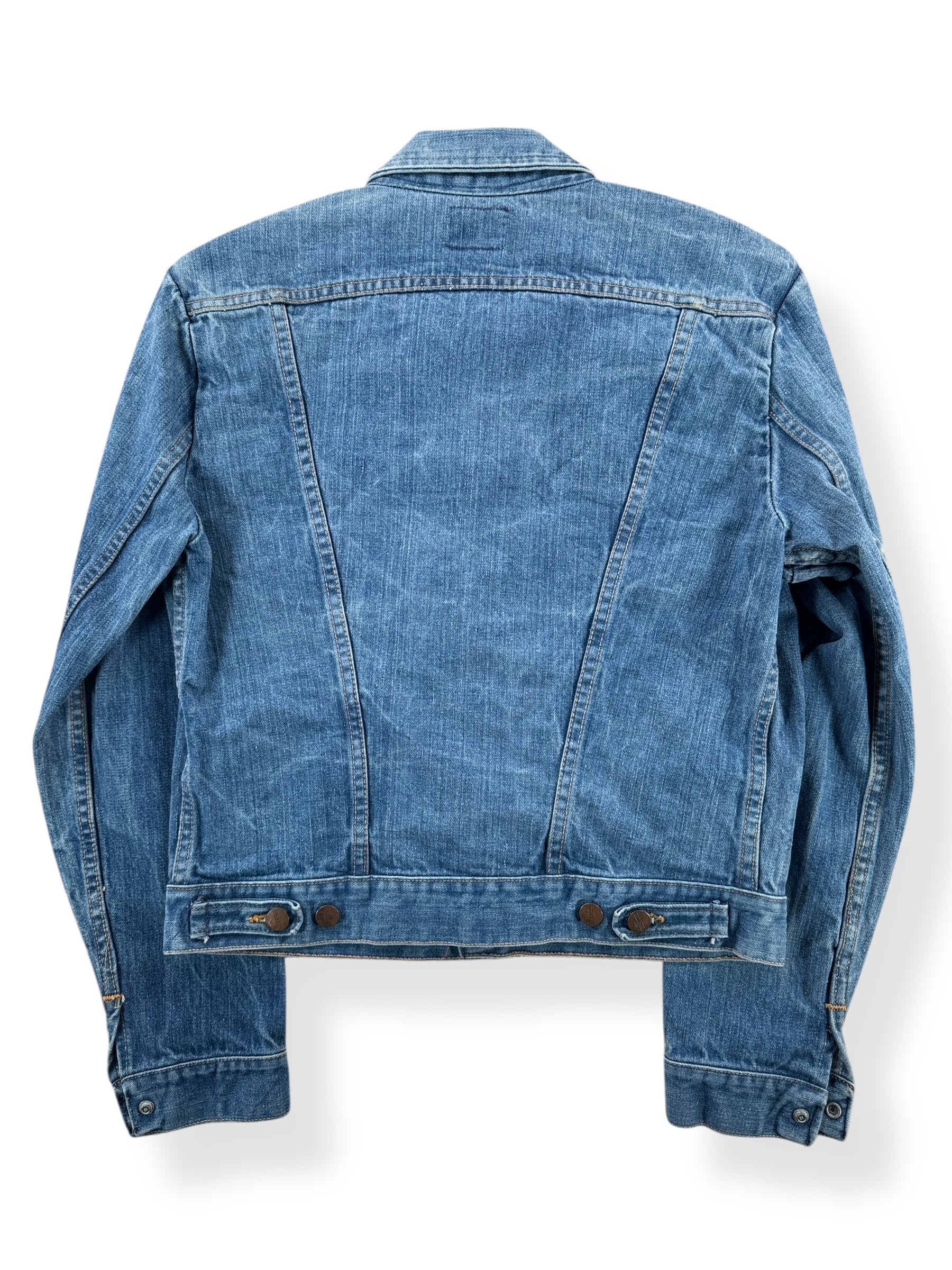 Back of Vintage Maverick Blue Bell Denim Jacket SZ 40
