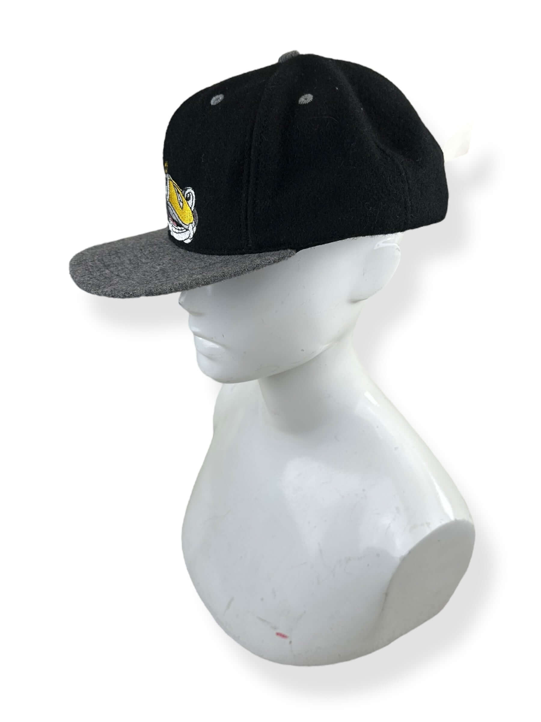 Front Left View of NOS Vintage Roger Rabbit Grey Billed Goofy's Hat Snapback