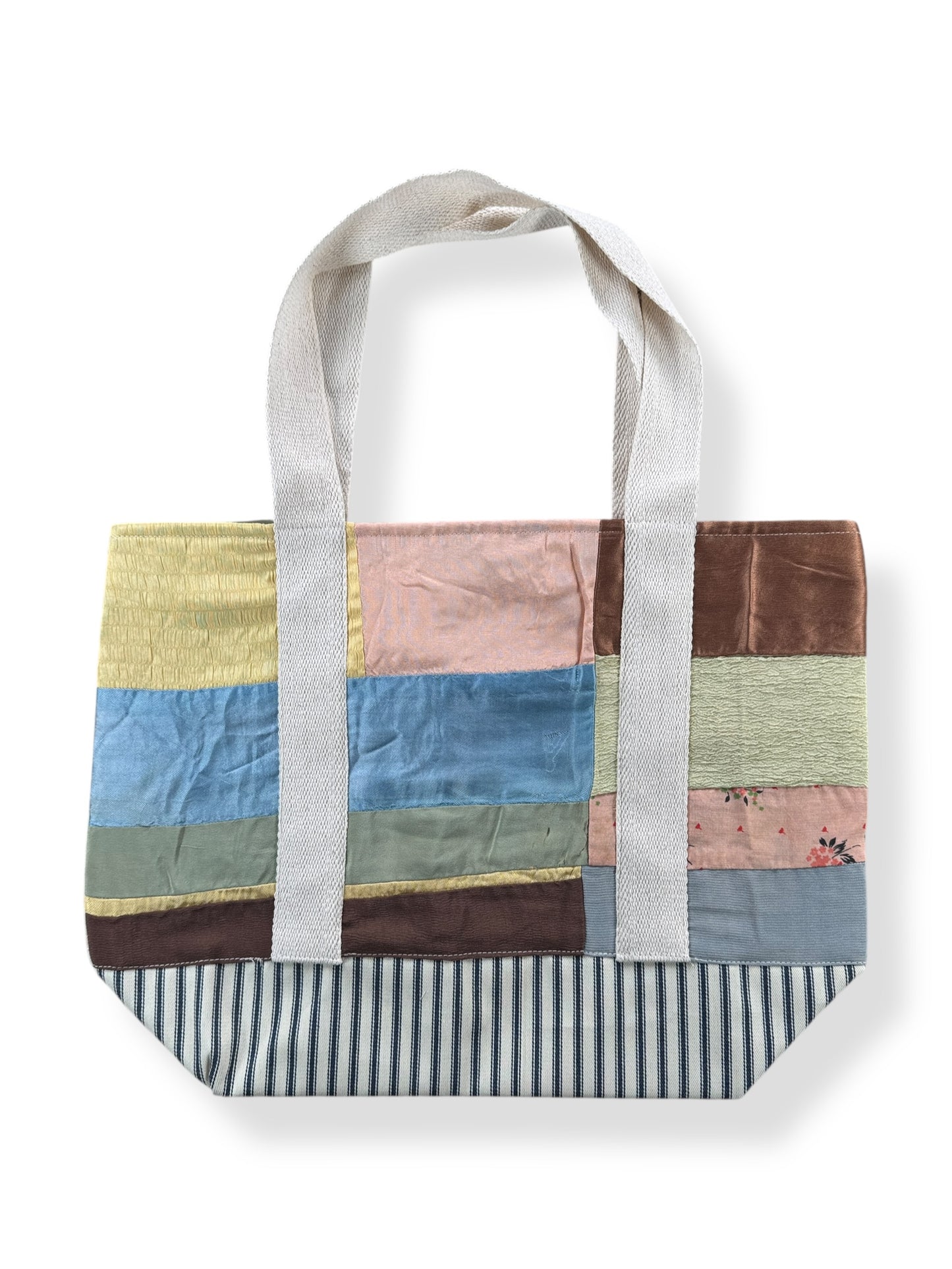 Front of Archive Craft X Barn Owl Vintage Quilt Tote Bag