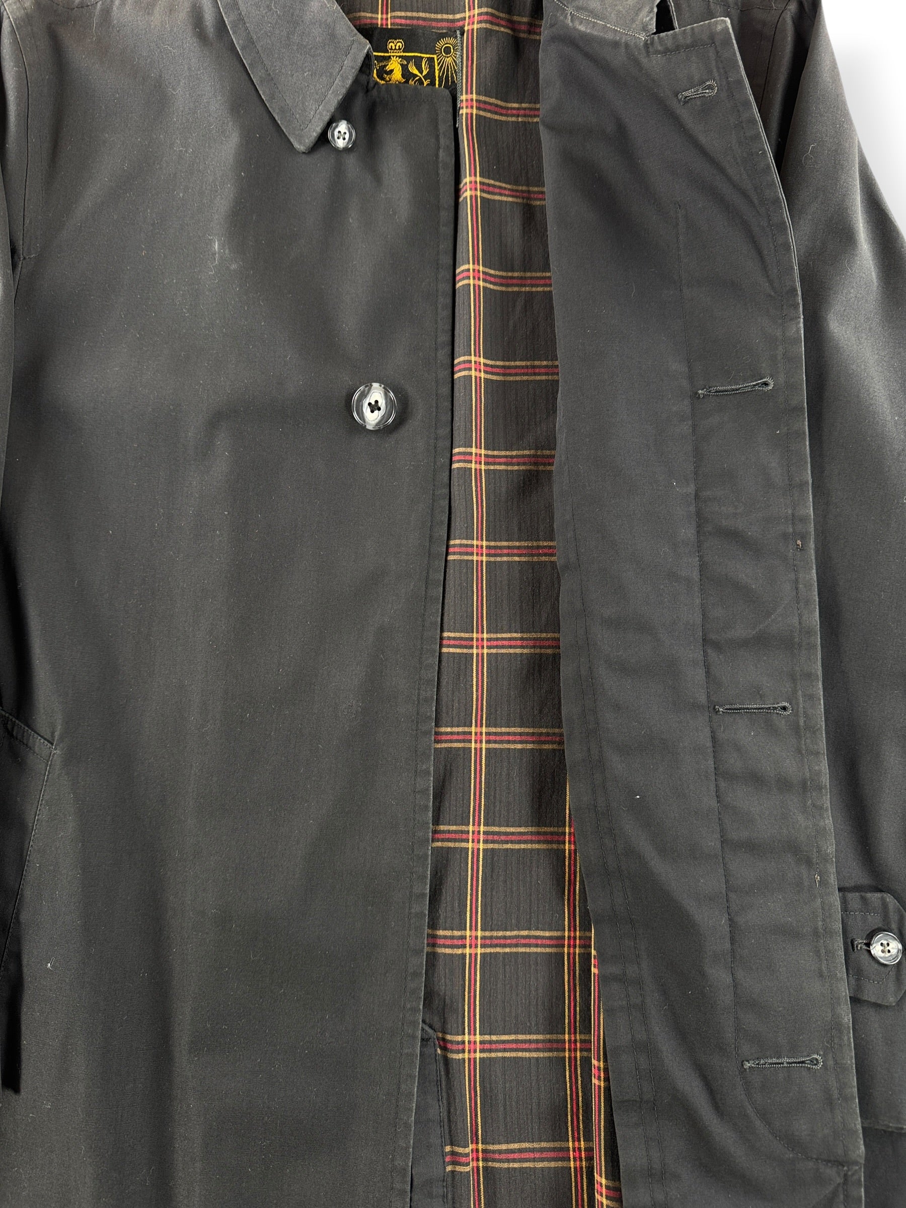 Missing Buttons on Vintage 60s/70s Trench Coat SZ L