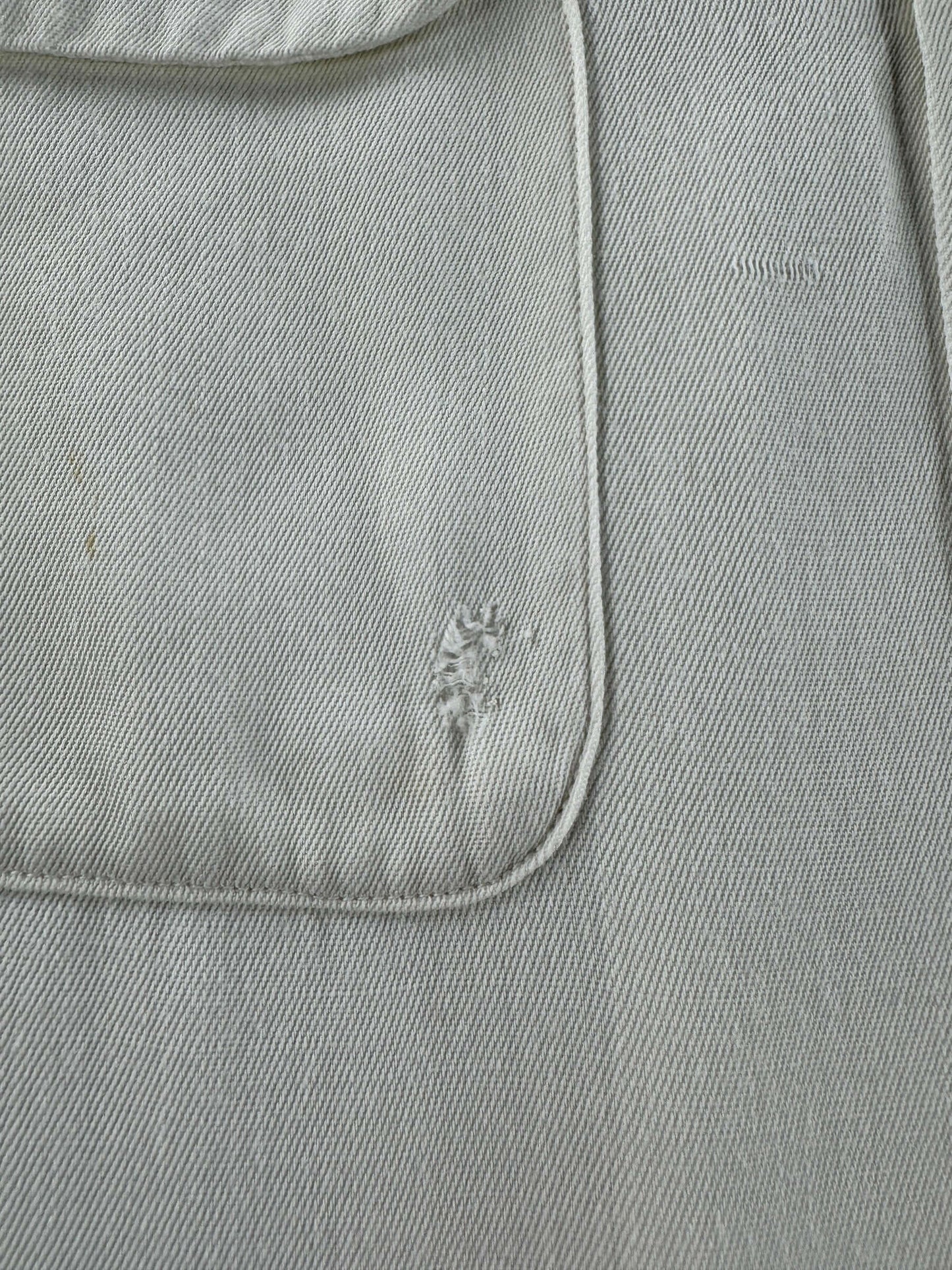 Hole on Vintage Ralph and Anna's Tavern Long Sleeve Bowling Shirt SZ M