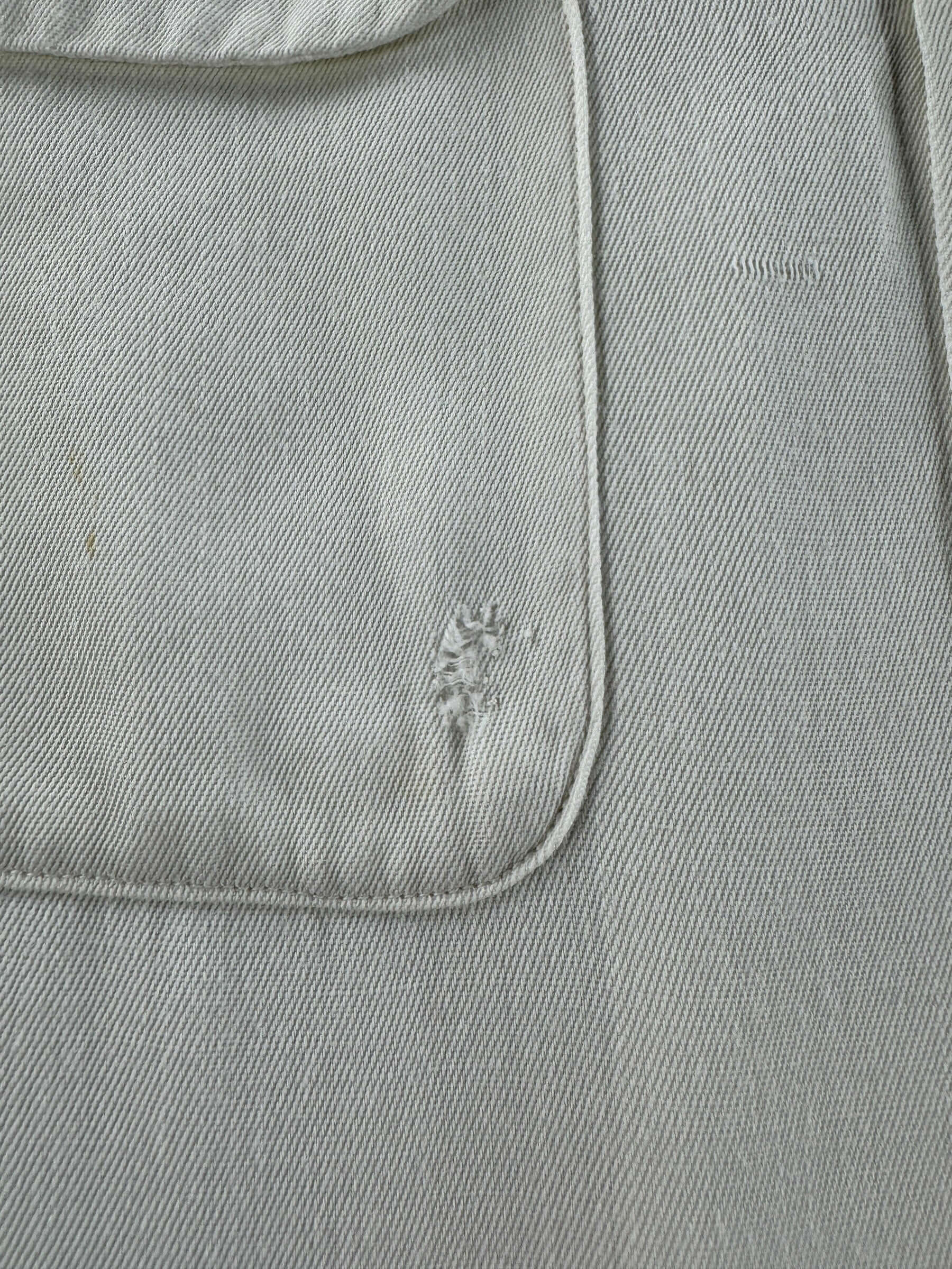 Hole on Vintage Ralph and Anna's Tavern Long Sleeve Bowling Shirt SZ M