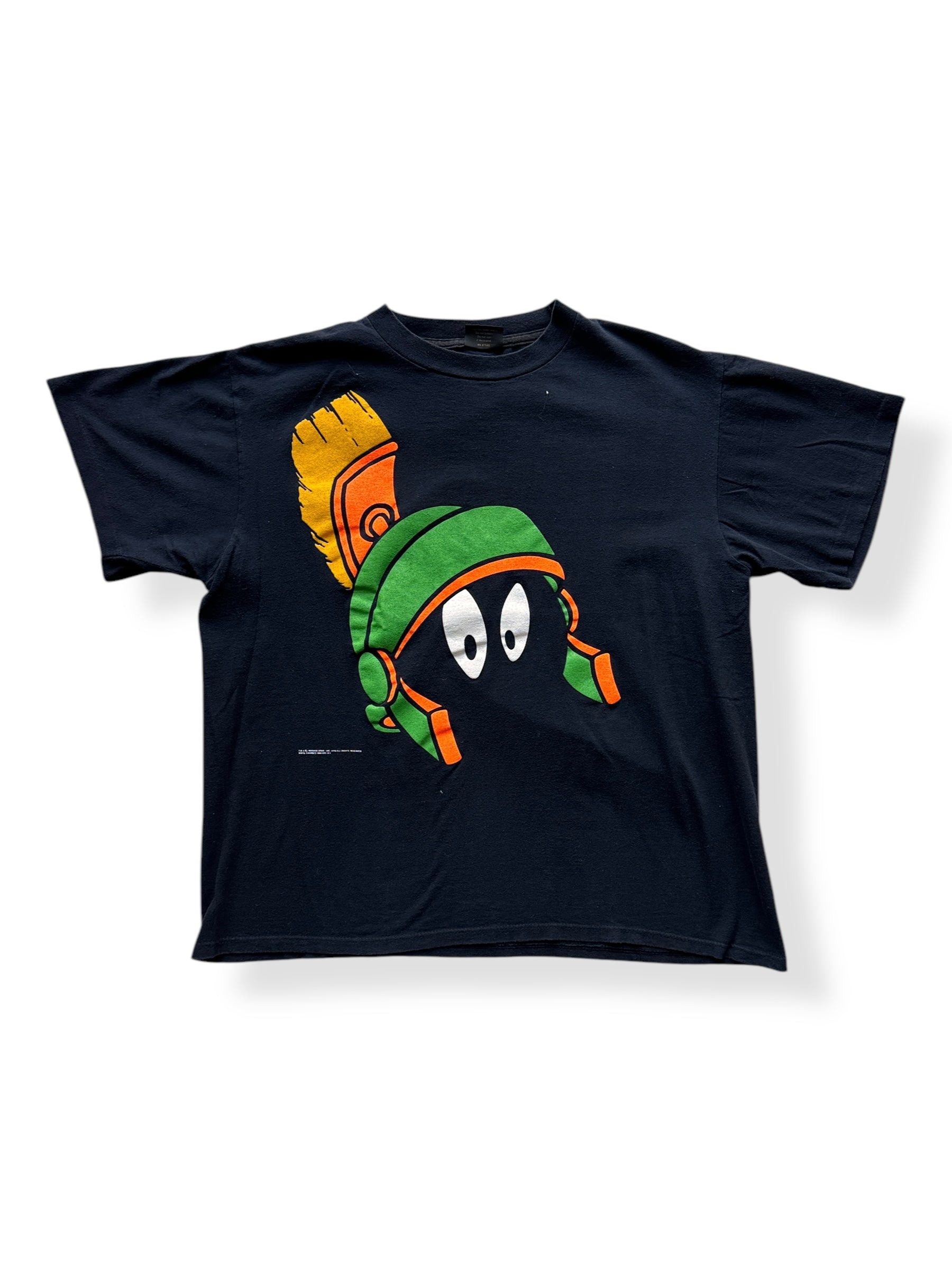 Front of Vintage Marvin the Martian Changes Tee SZ XL