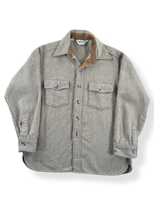 Front of Vintage Woolrich Houndstooth Shirt Jac SZ L