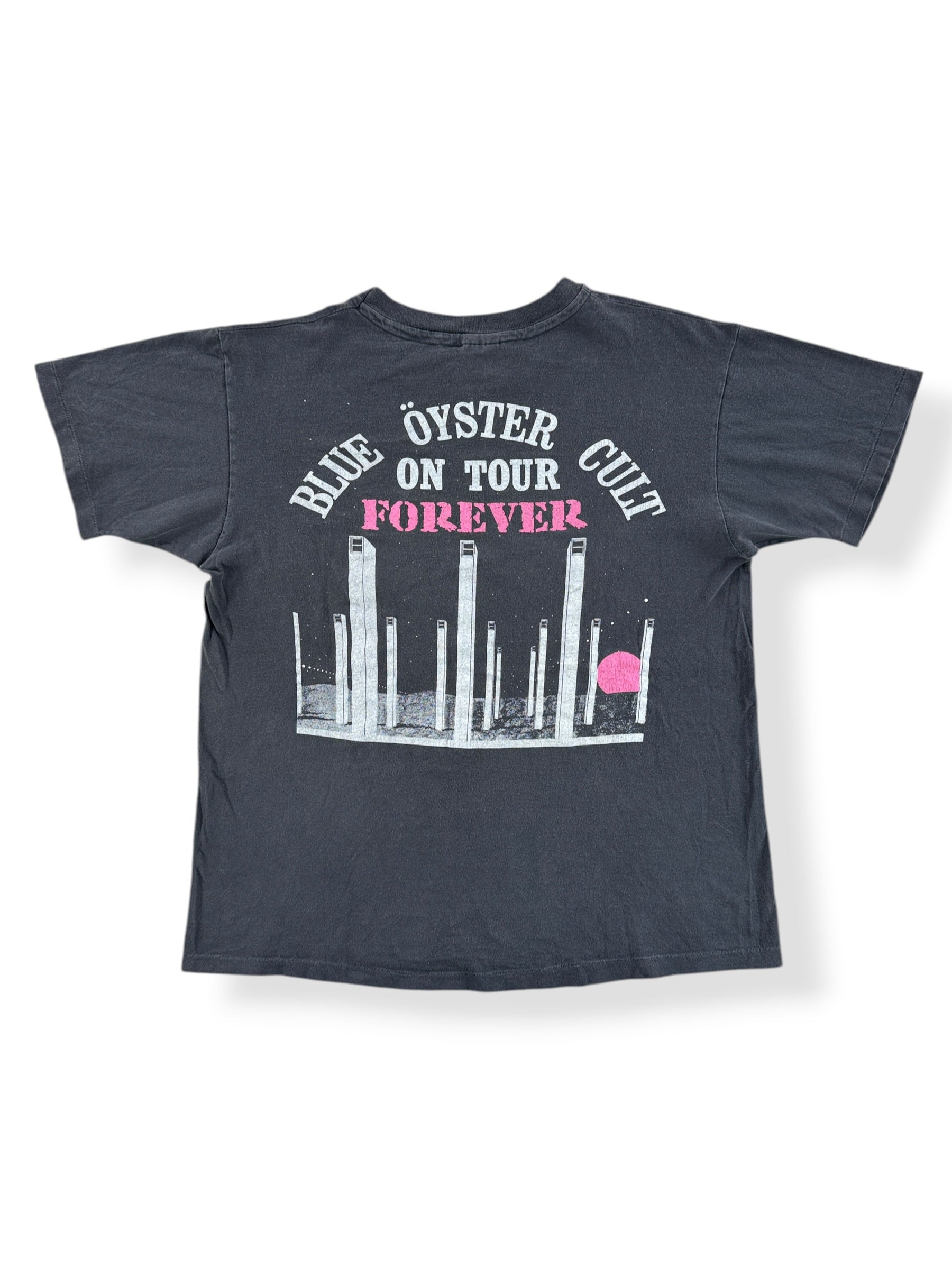 Back of Vintage Blue Oyster Cult Tyranny And Mutation Tour Tee SZ L
