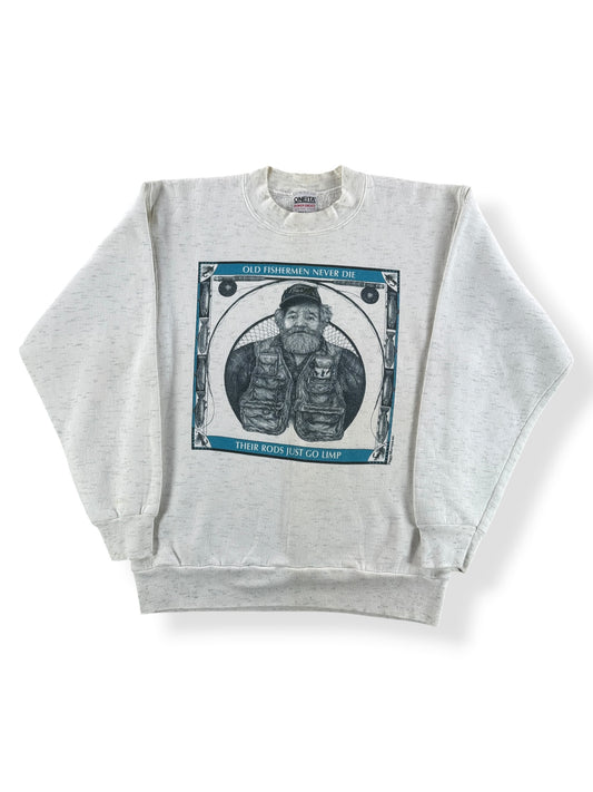 Front of Vintage 90s Fisherman Crewneck SZ L (Fits M)