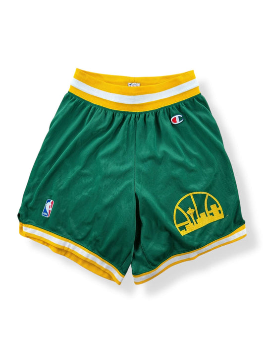 Front of Vintage 80s Champion Sonics Athletic Shorts M