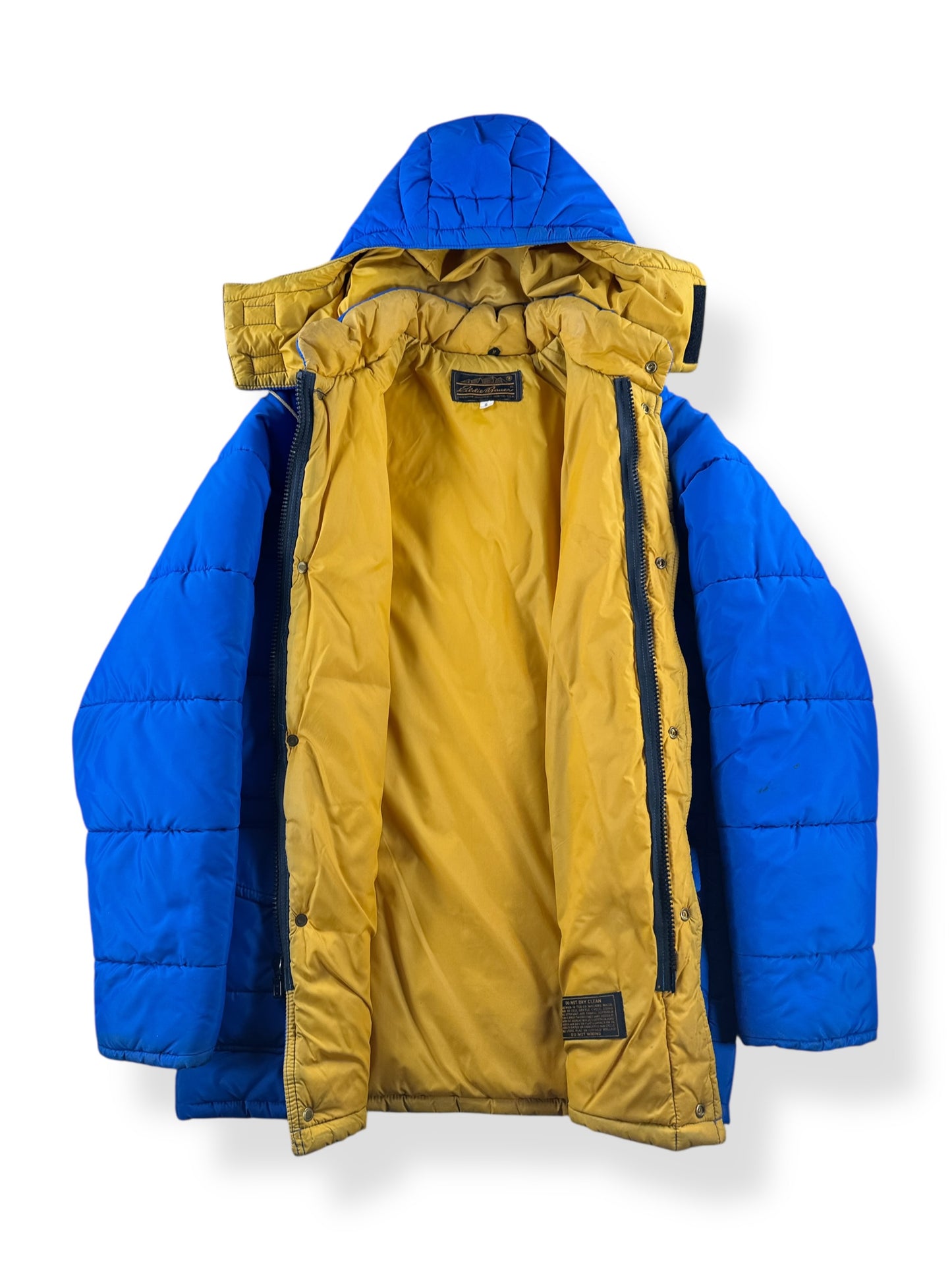 Inside of Vintage Eddie Bauer Hooded Parka SZ S