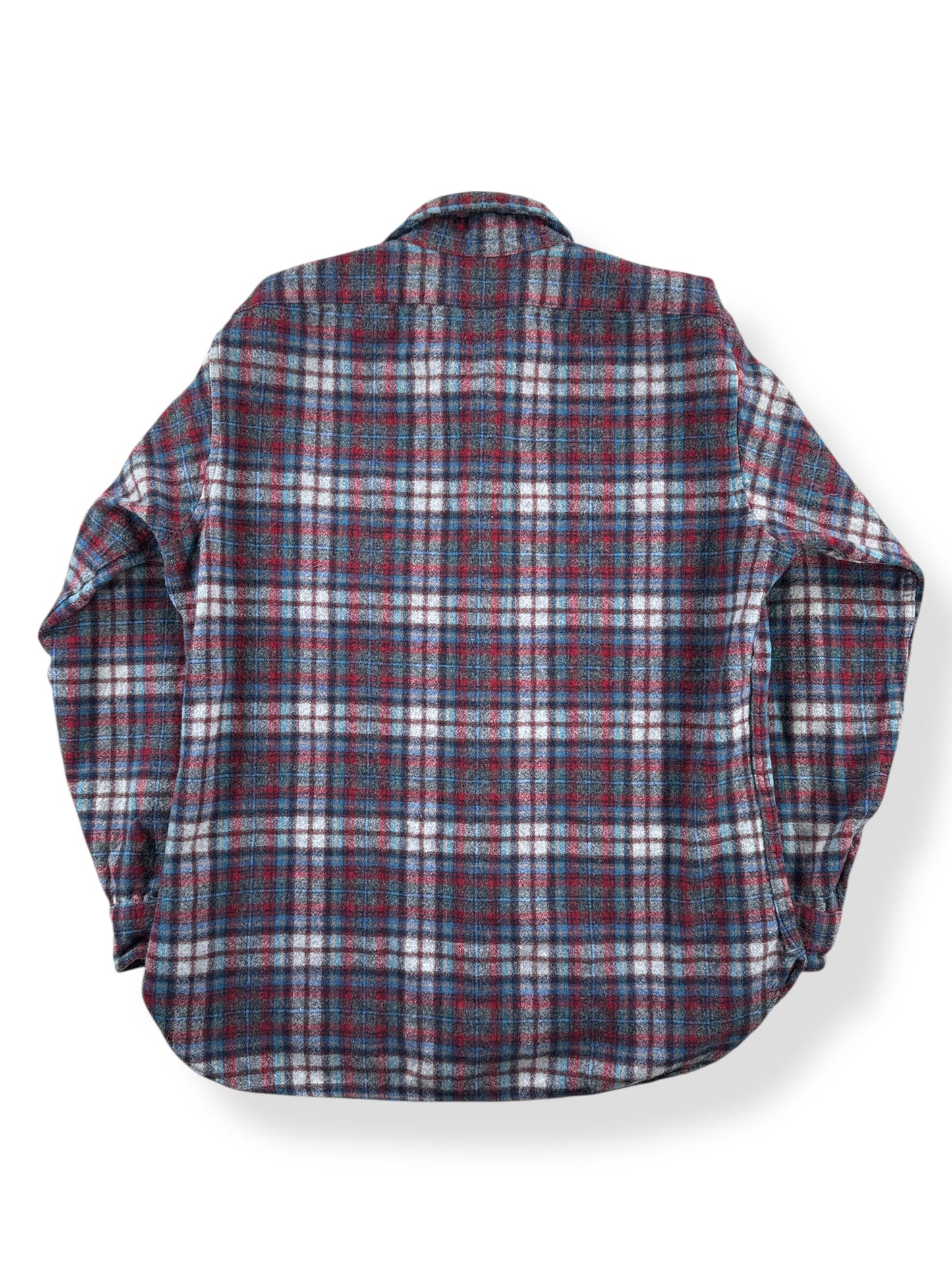 Back of Vintage Pendleton Flannel SZ L (Fits M)