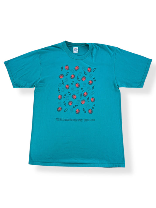 Front of Vintage Macintosh Business Users Group Ladybug Tee SZ L