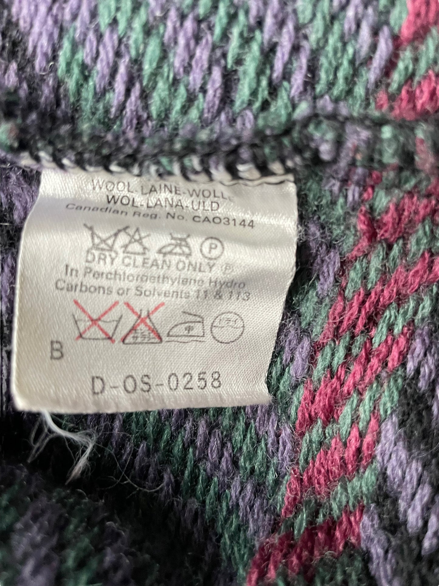 Material Care tage of Vintage 1980s Jaeger Knit Cardigan XS | Seattle True Vintage | Barn Owl Ladies Vintage