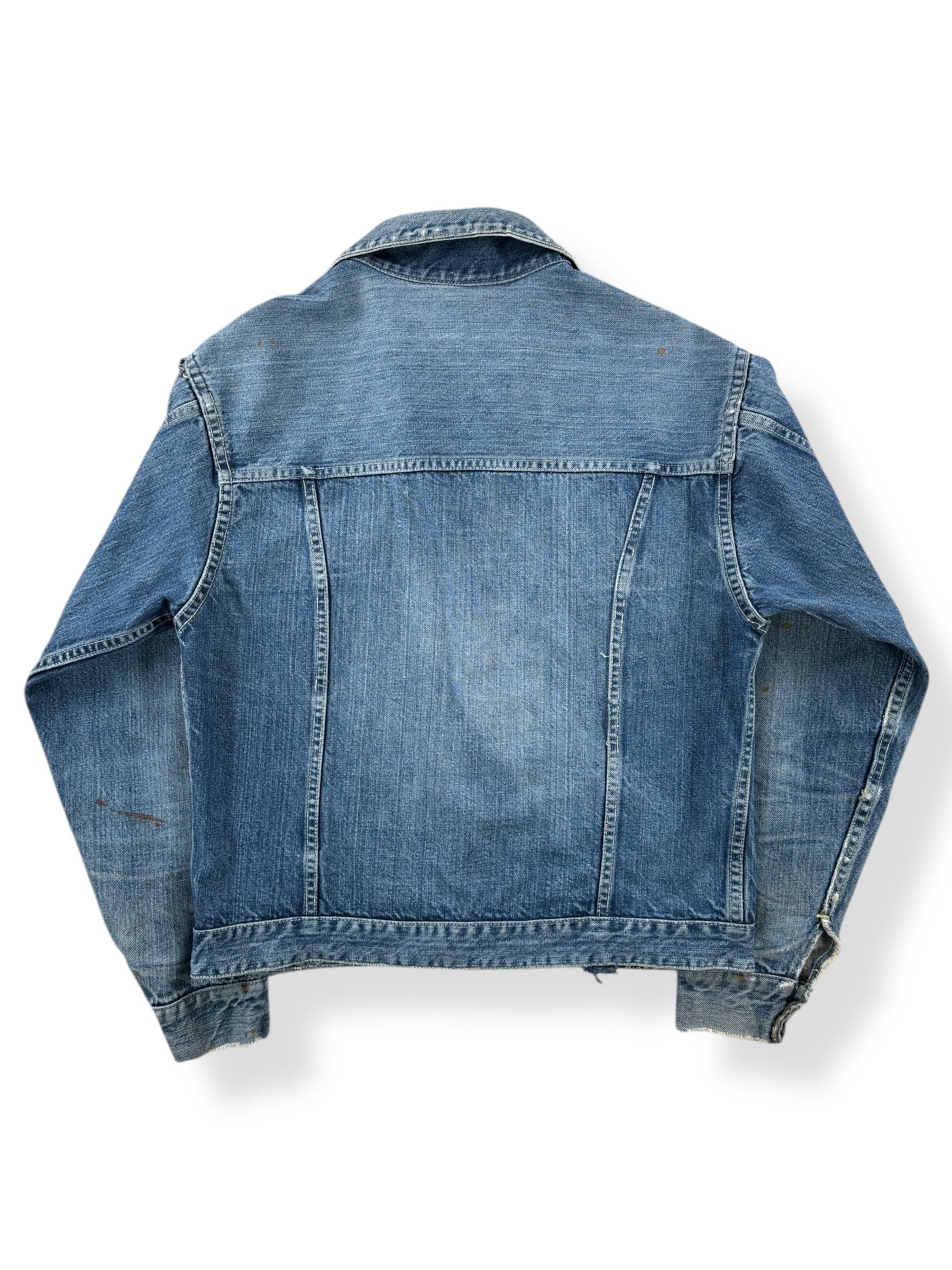Back of Vintage Penney's Foremost Selvedge Denim Jacket SZ M