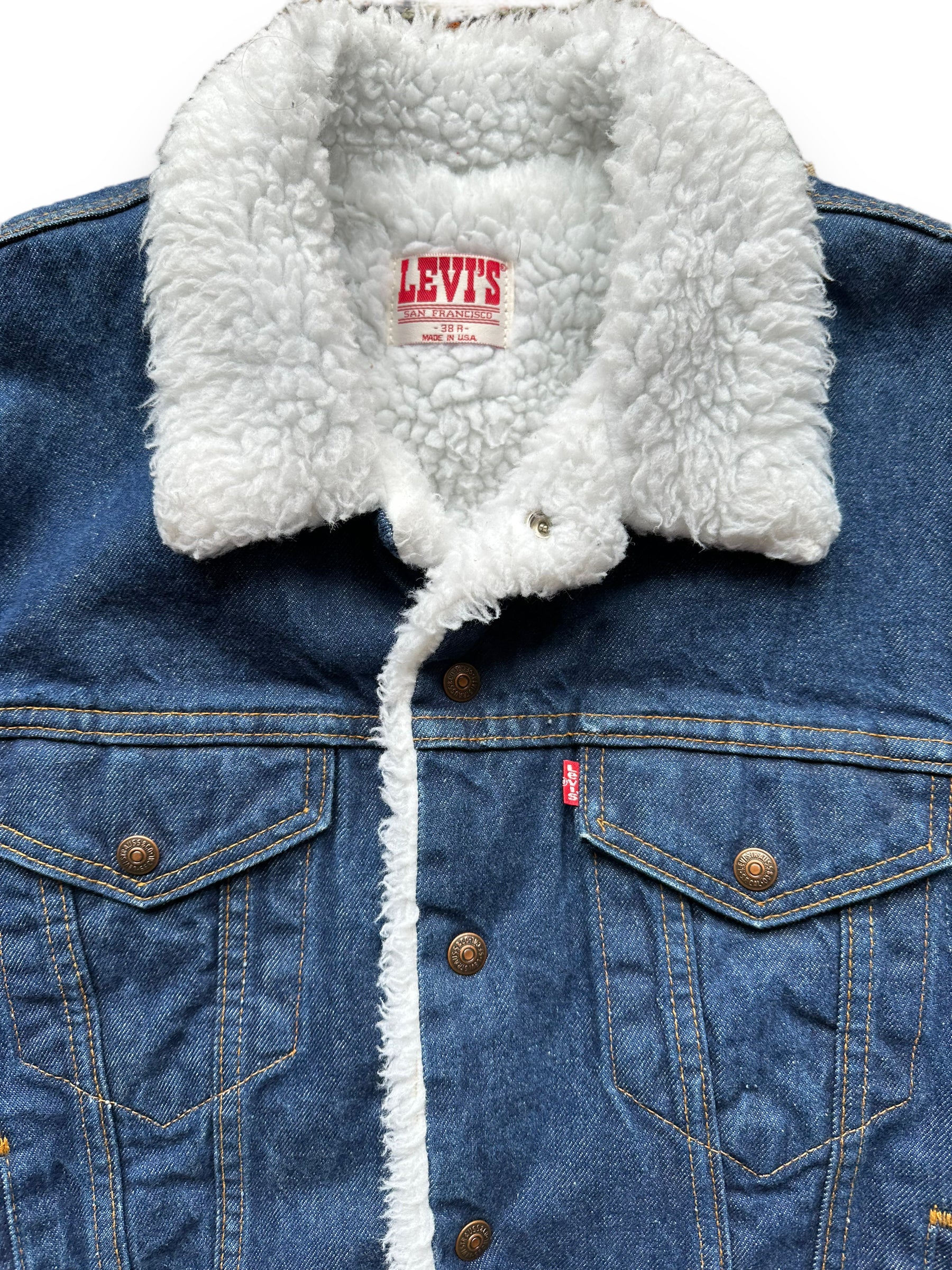 Levi's type 3 sherpa lined denim jacket in fable mid wash | ASOS
