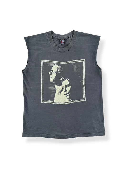 Front of Vintage Simon and Garfunkel 1993 Cutoff SZ L (Fits M)