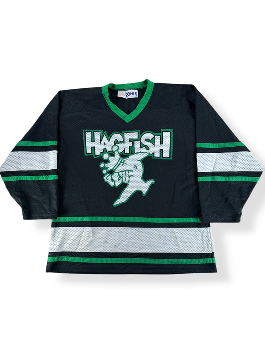 Front of Vintage 1990s Era Hagfish Band Hockey Jersey SZ L