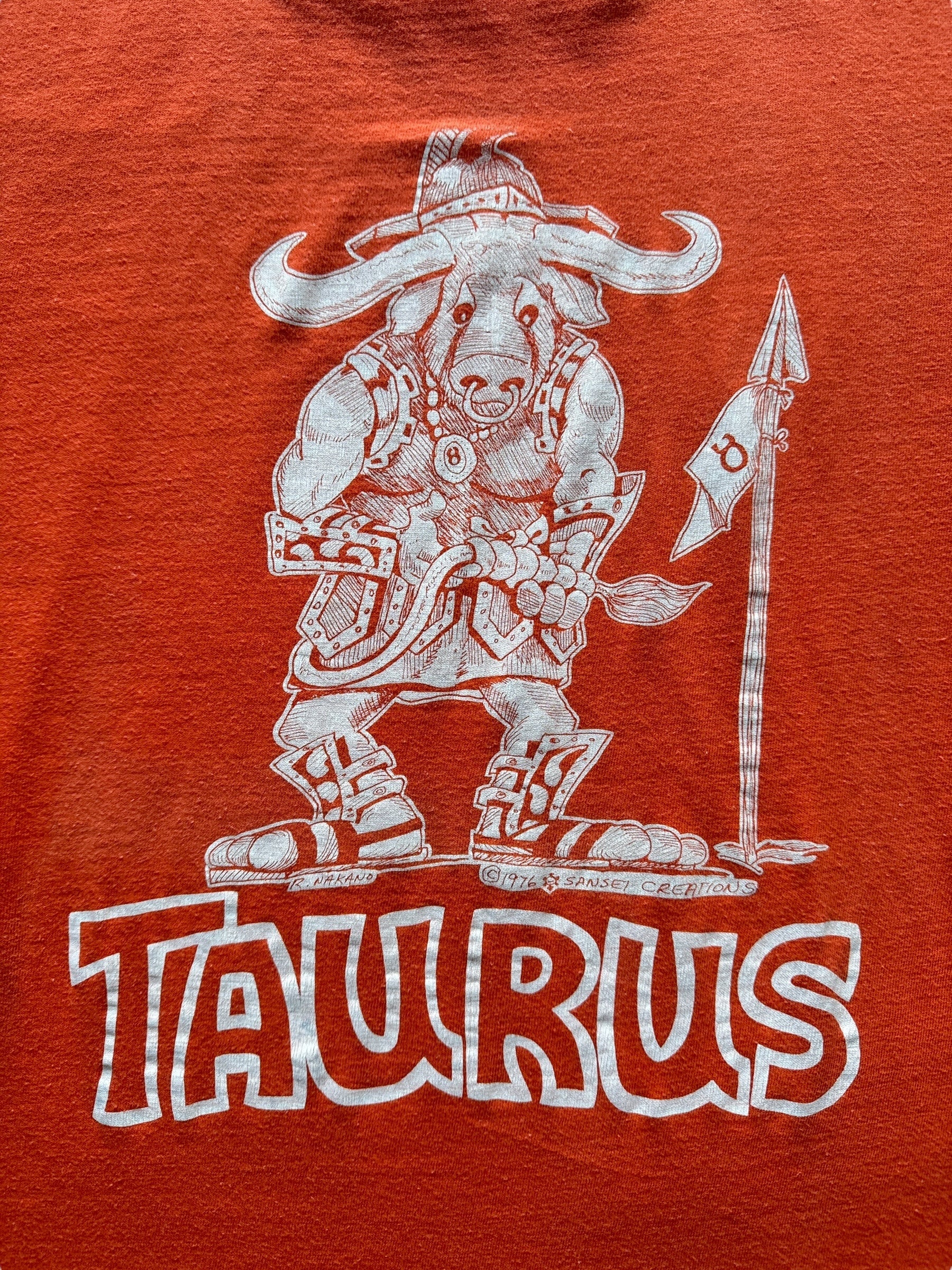 Back Graphic of 70s Taurus Tee SZ L