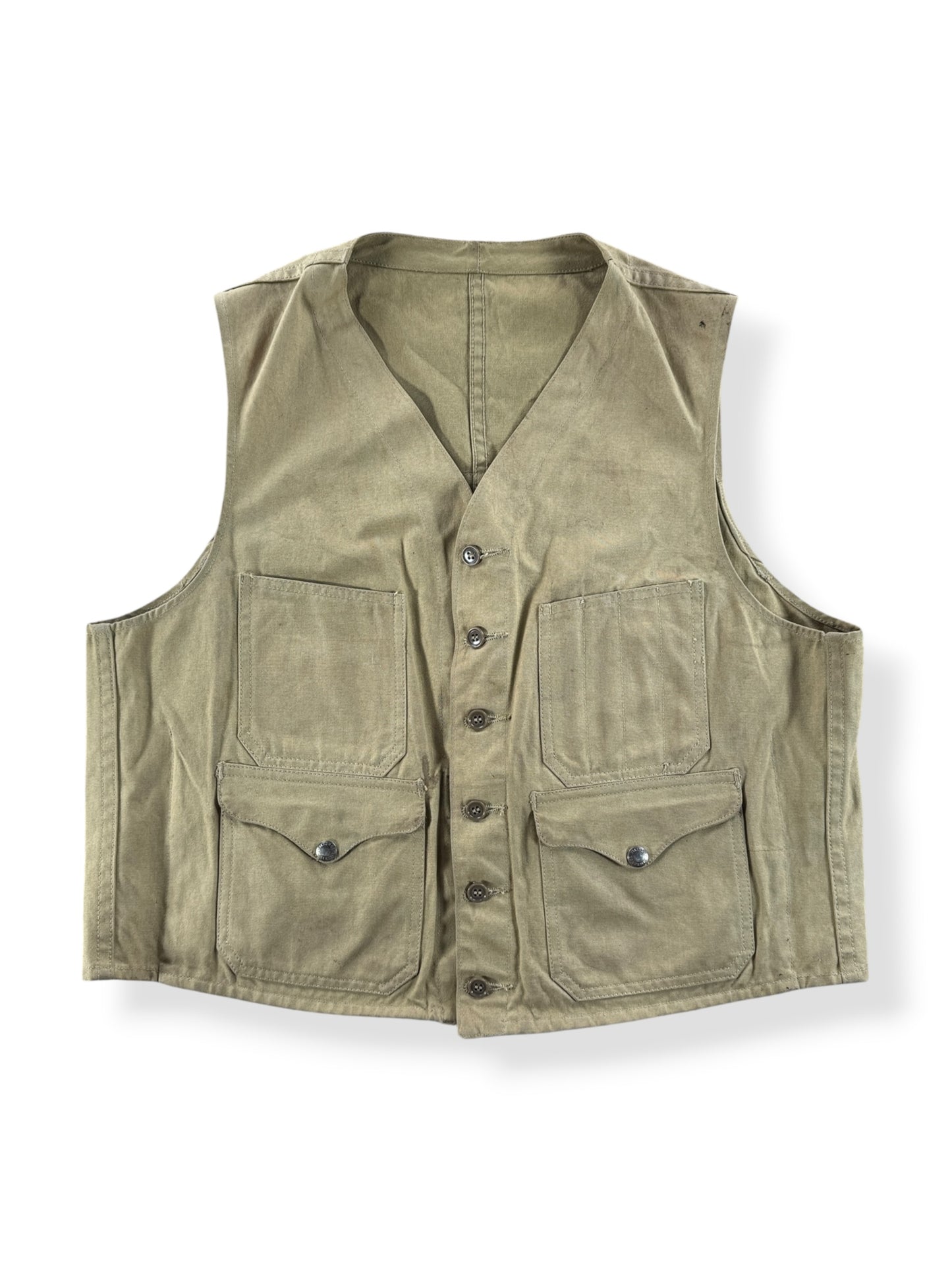 Front of Vintage 50s Filson's Vest SZ L
