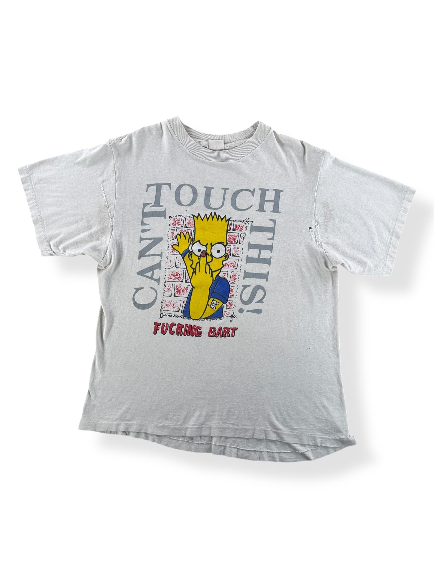 Front of Vintage Can't Touch This Bart Tee SZ L - AS IS