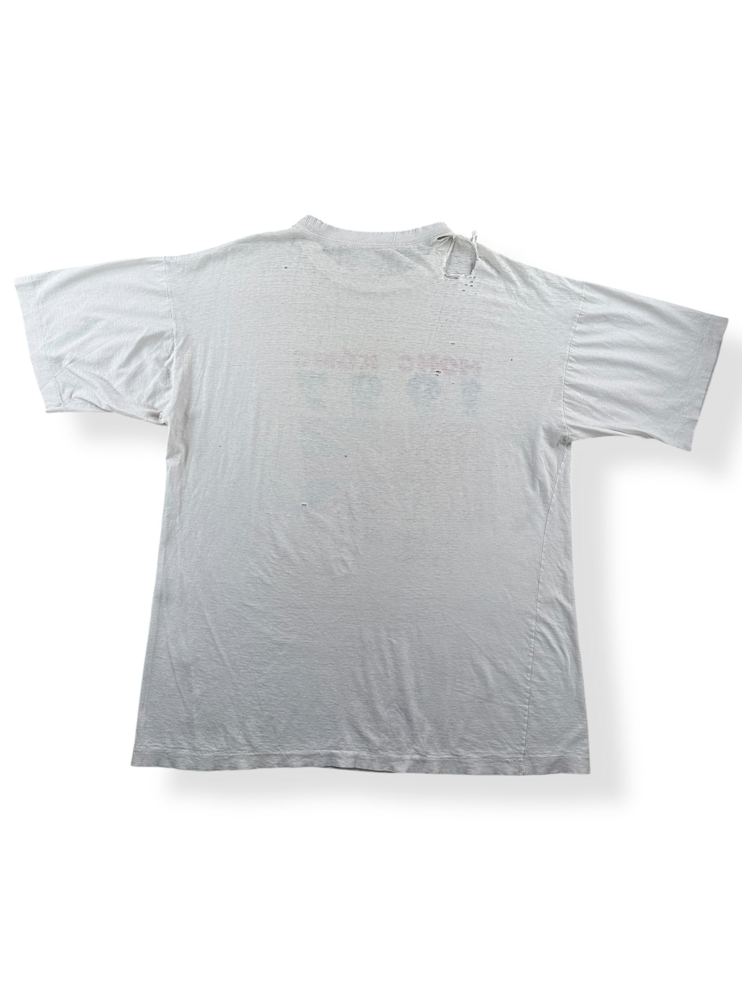 Back of Vintage 1997 Hong Kong Flag Paint Tee SZ XL