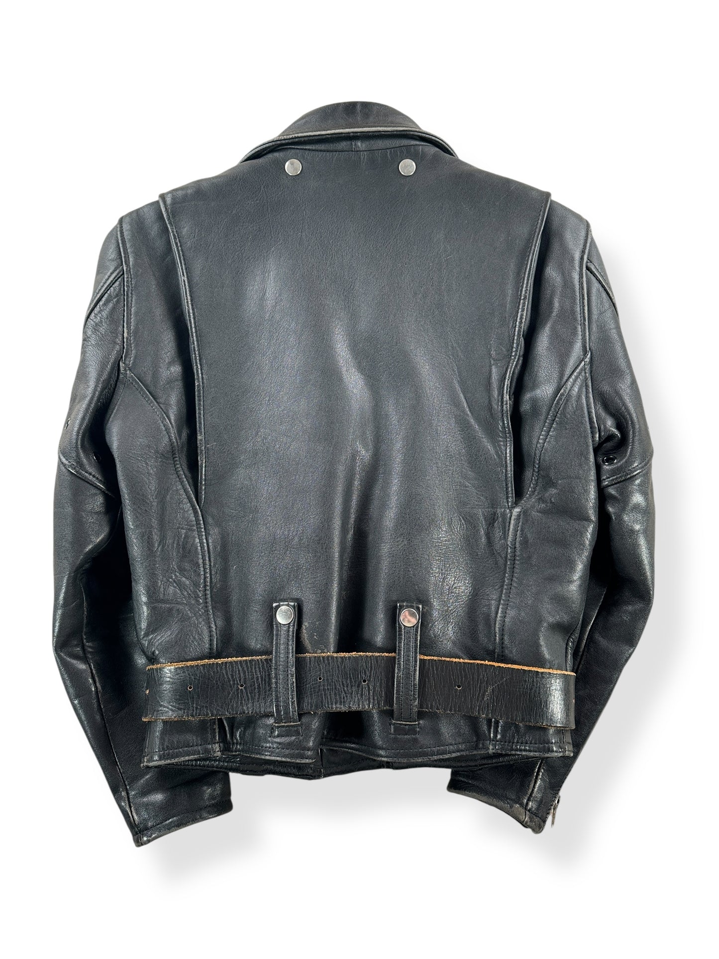 Back of Vintage Women's Harley Davidson Leather Jacket SZ 34