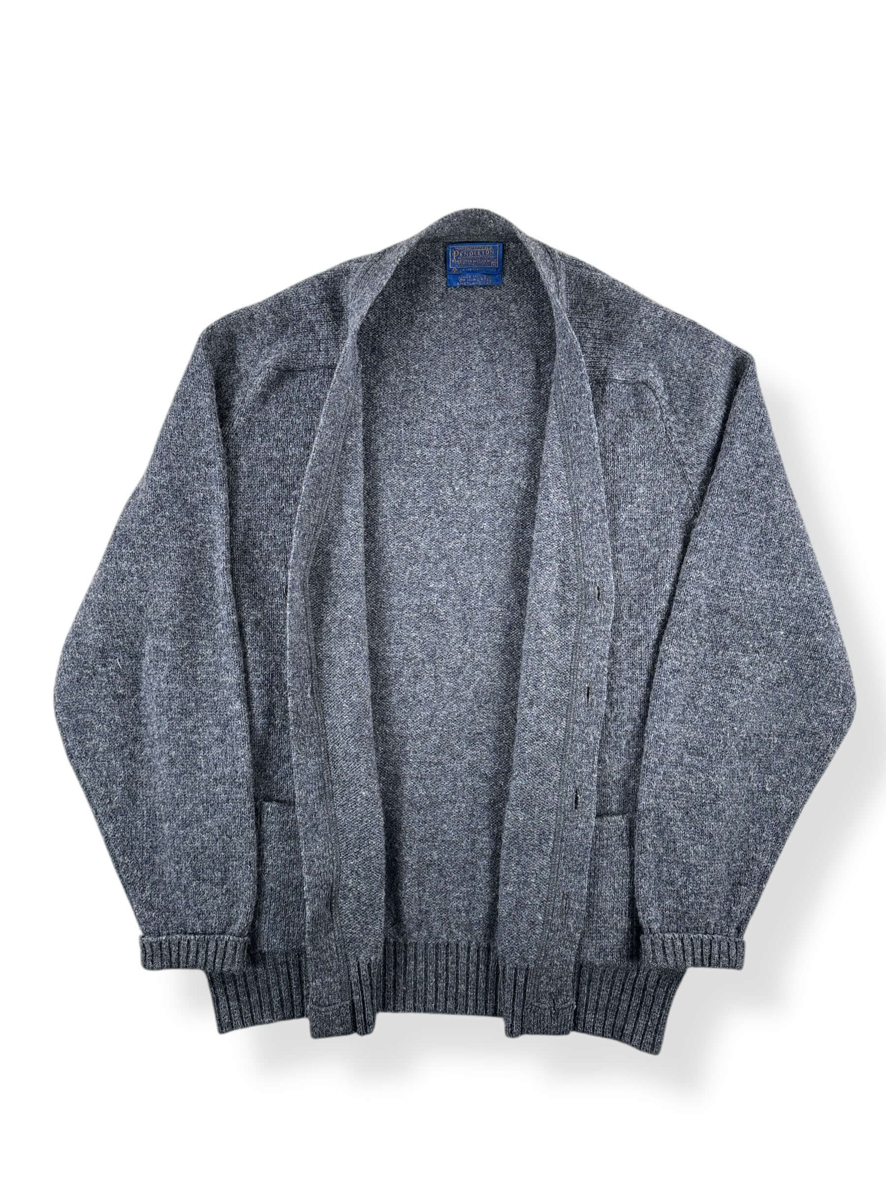 Inside of Vintage Grey Pendleton Cardigan Sweater SZ XL