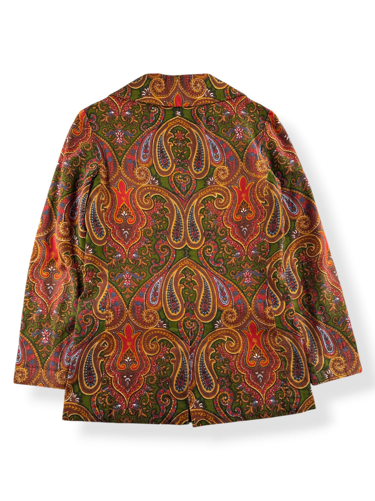 Back of Vintage 60s/70s Paisley Jacket SZ S