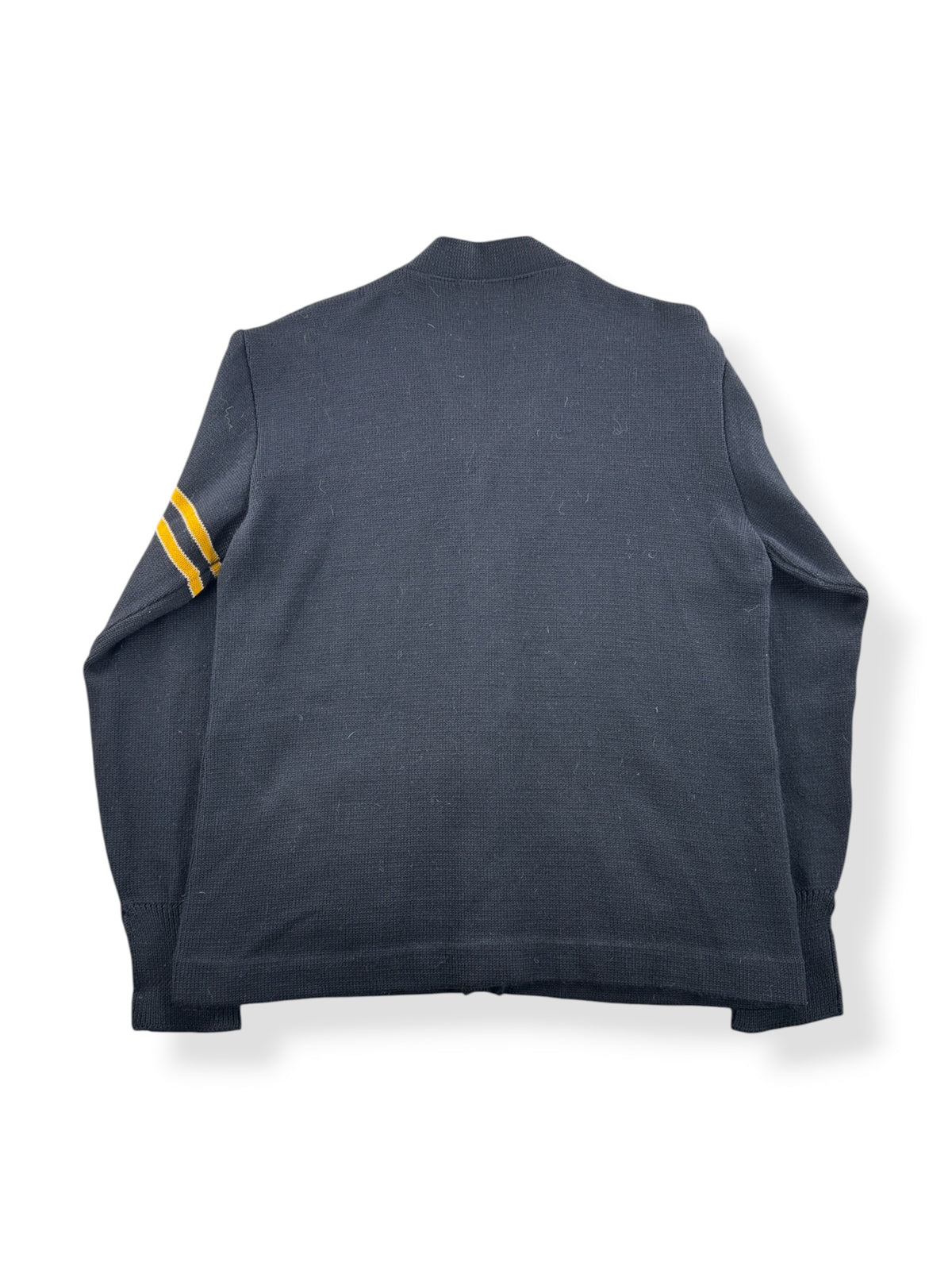 Back of Vintage Wool Lettermans Sweater with Medals + Pins SZ M