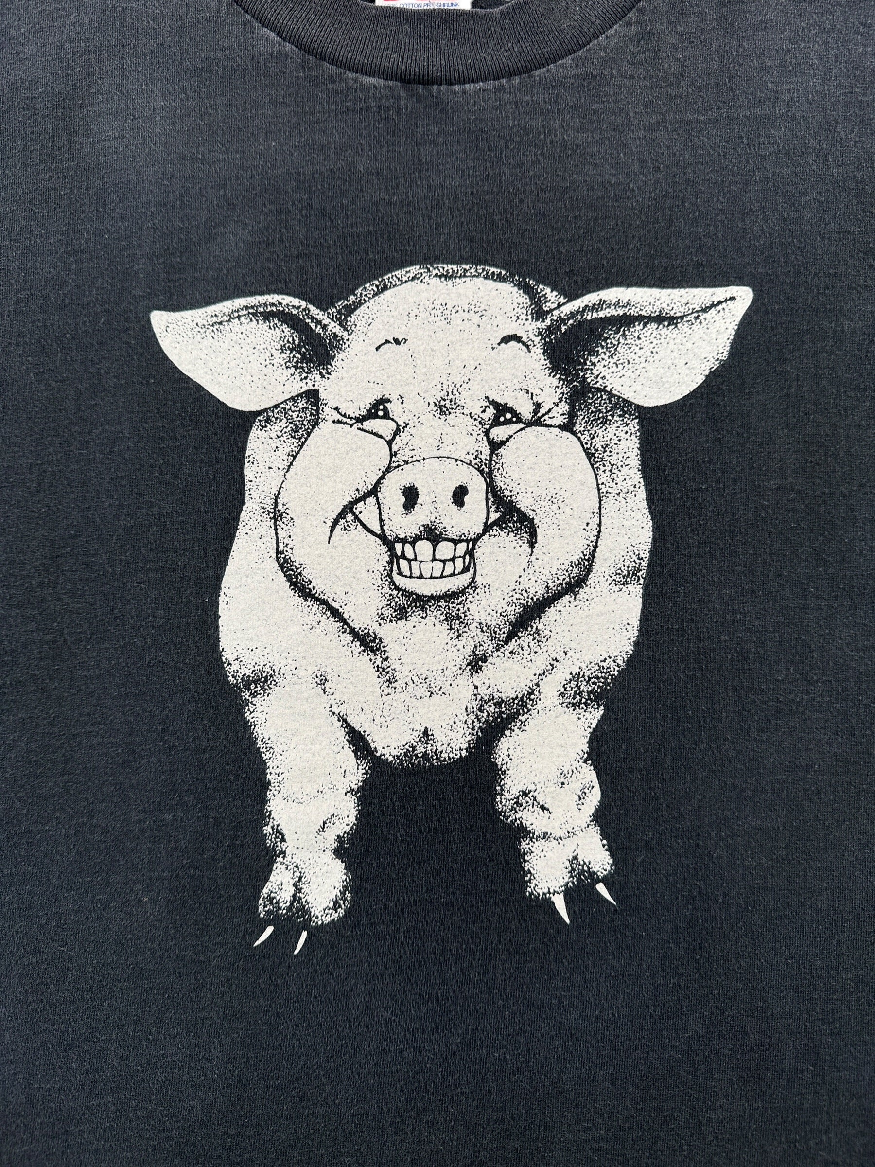Graphic of Vintage Front and Back Pig Tee SZ XL (Fits L)
