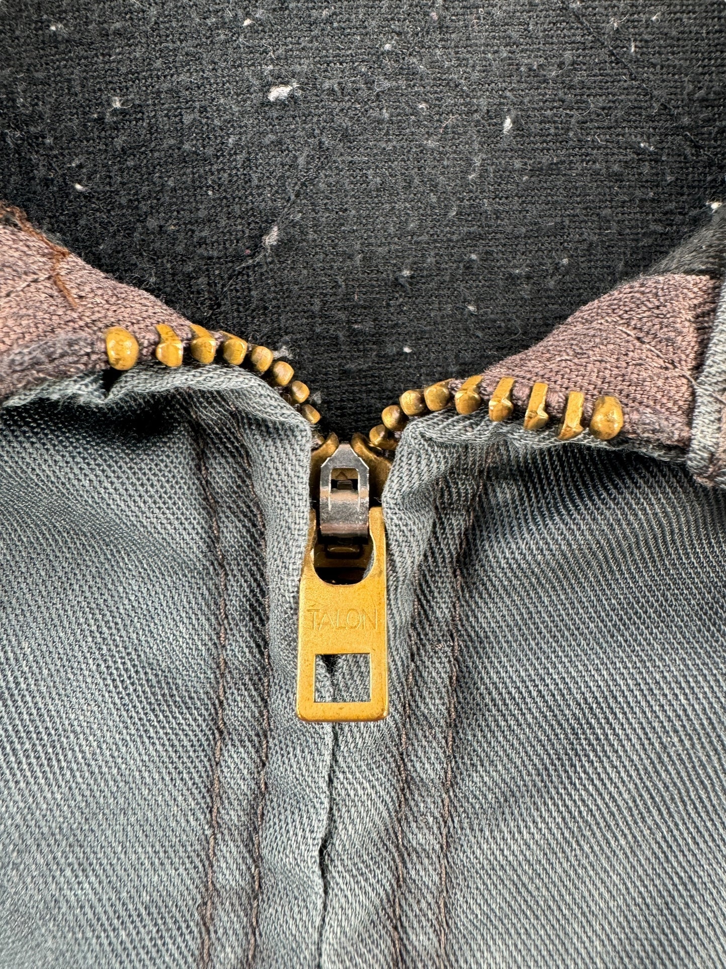 Zipper on Vintage Cringe Hardcore Drunk Gas Station Jacket SZ XL