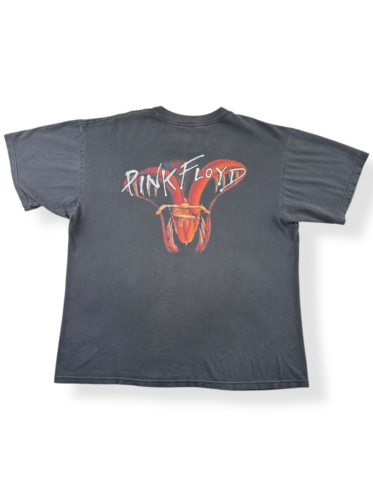 Back of Vintage Wonderland Production 1997 Pink Floyd Tee SZ XL