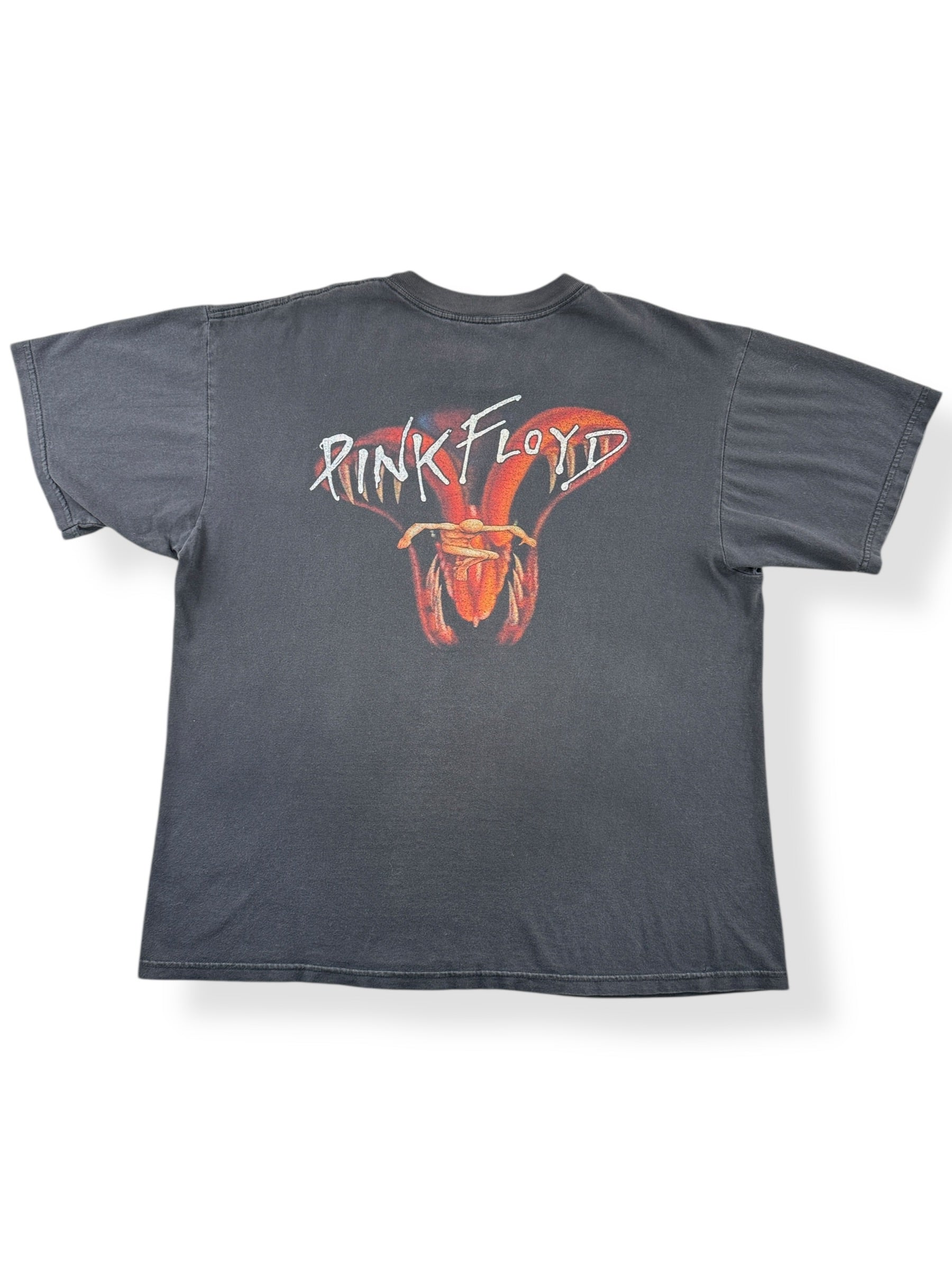 Back of Vintage Wonderland Production 1997 Pink Floyd Tee SZ XL