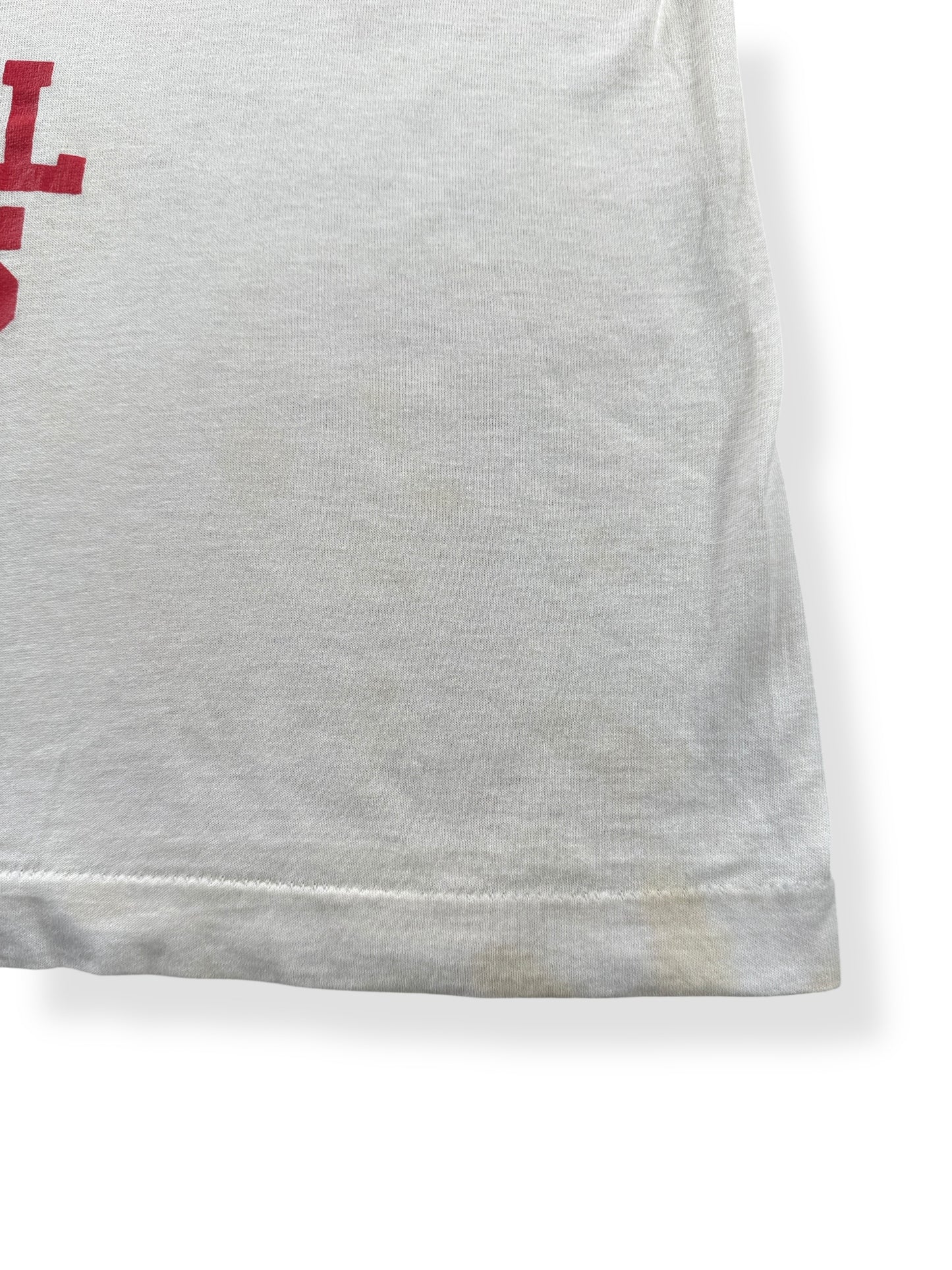 Stain on Vintage 1989 West Side Regional Champ B-Ball Tee SZ M