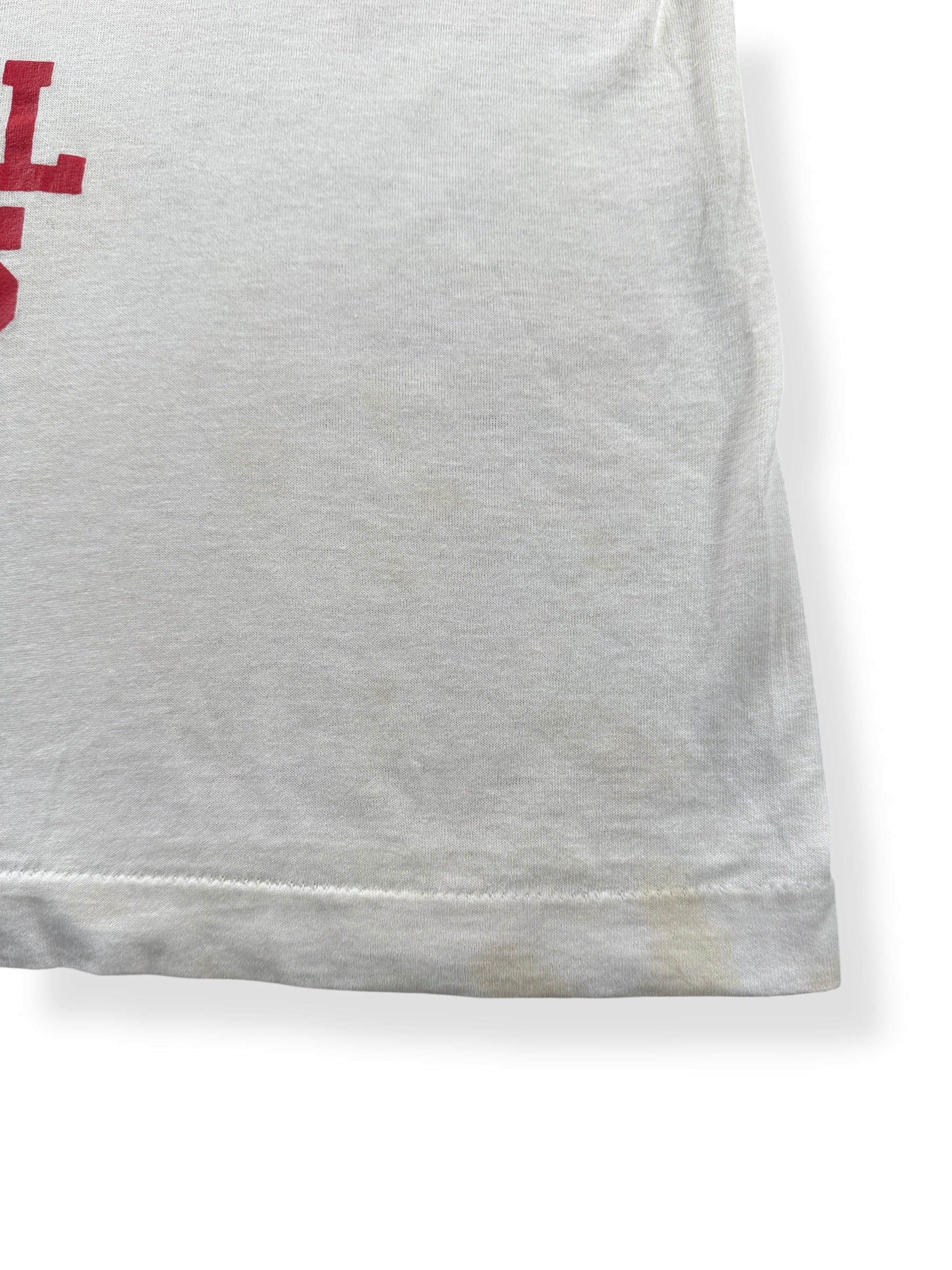Stain on Vintage 1989 West Side Regional Champ B-Ball Tee SZ M