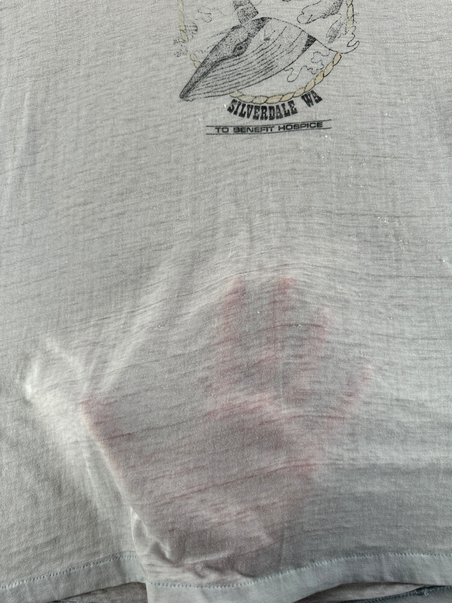Paper Thin Vintage Paper Thin Whale of a Run Silverdale WA Tee SZ L