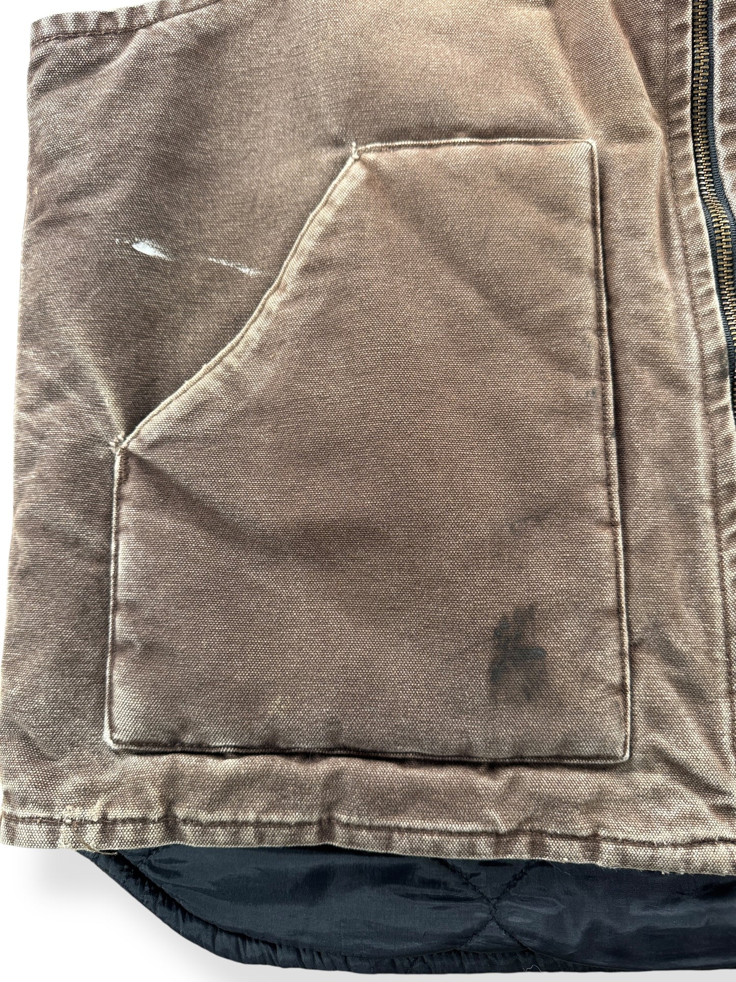 Staining on Vintage Carhartt Vest SZ L
