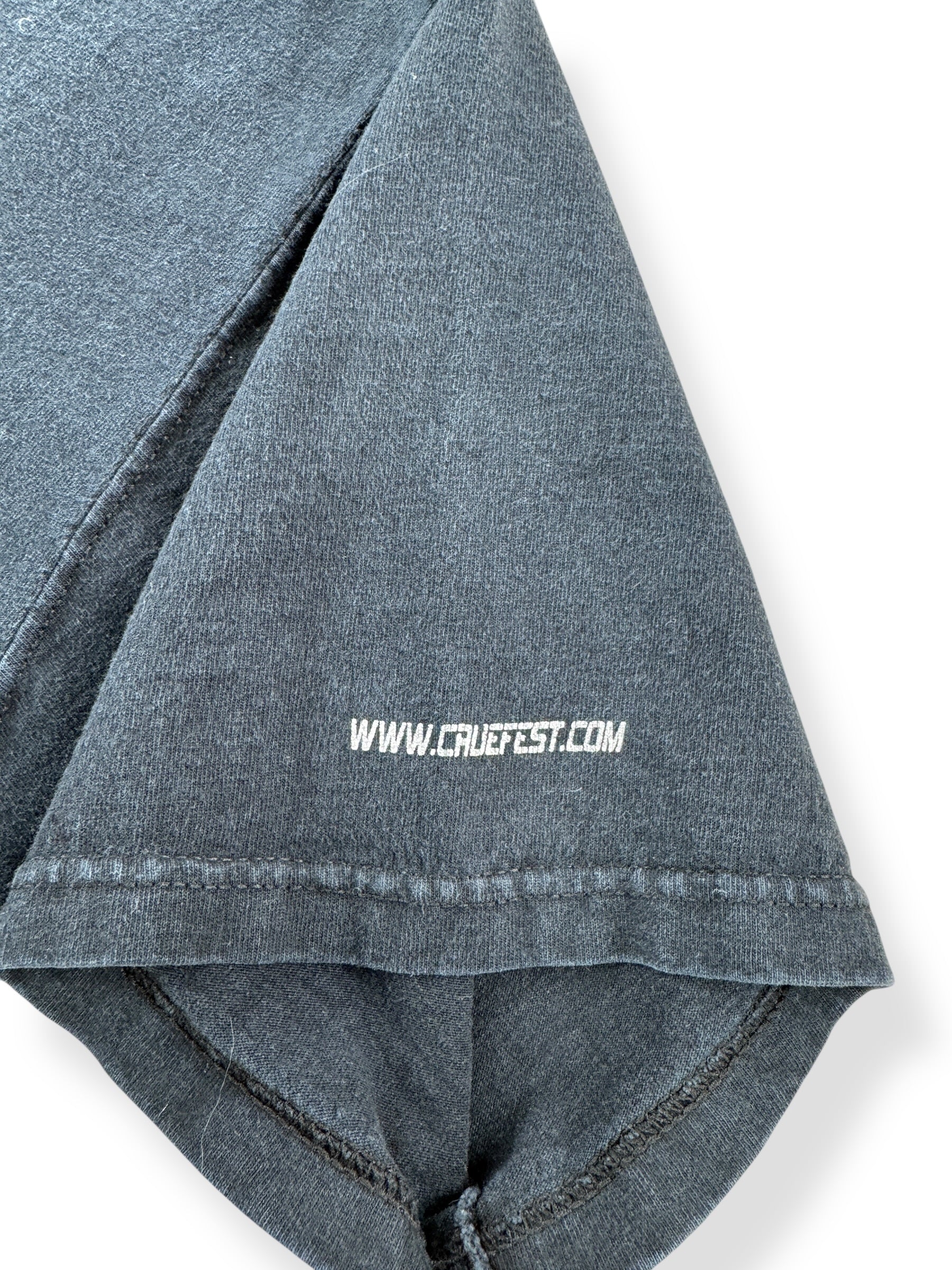 Sleeve Graphic of Vintage 2003 Crue Fest Tee SZ M