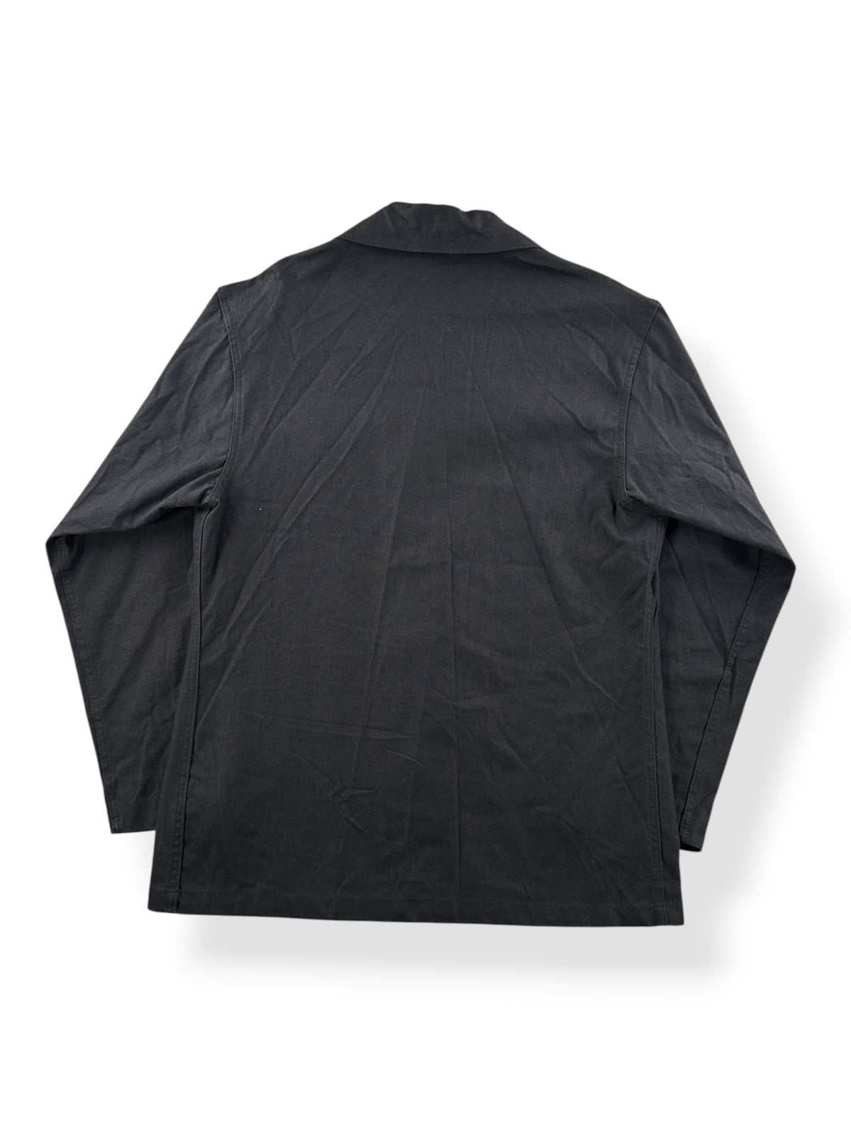 Back of Vintage Black Euro Military Top SZ M