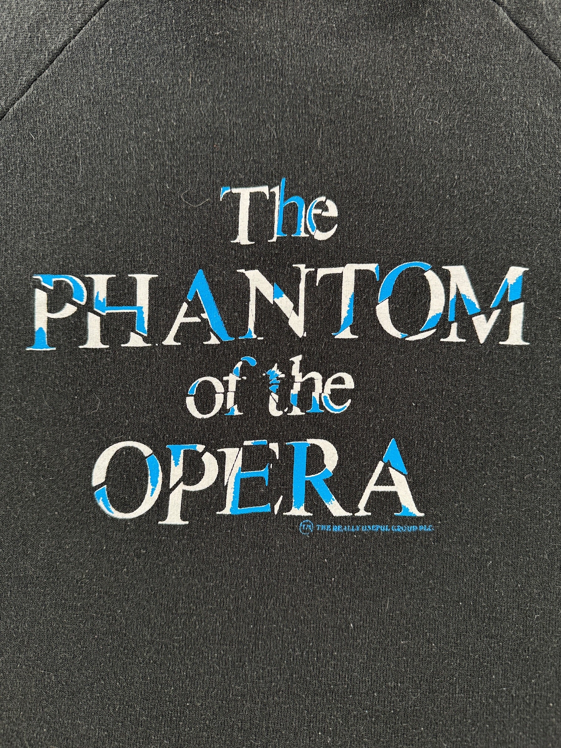 Back Graphic of Vintage Phantom of the Opera Crewneck SZ XL (Fits L)