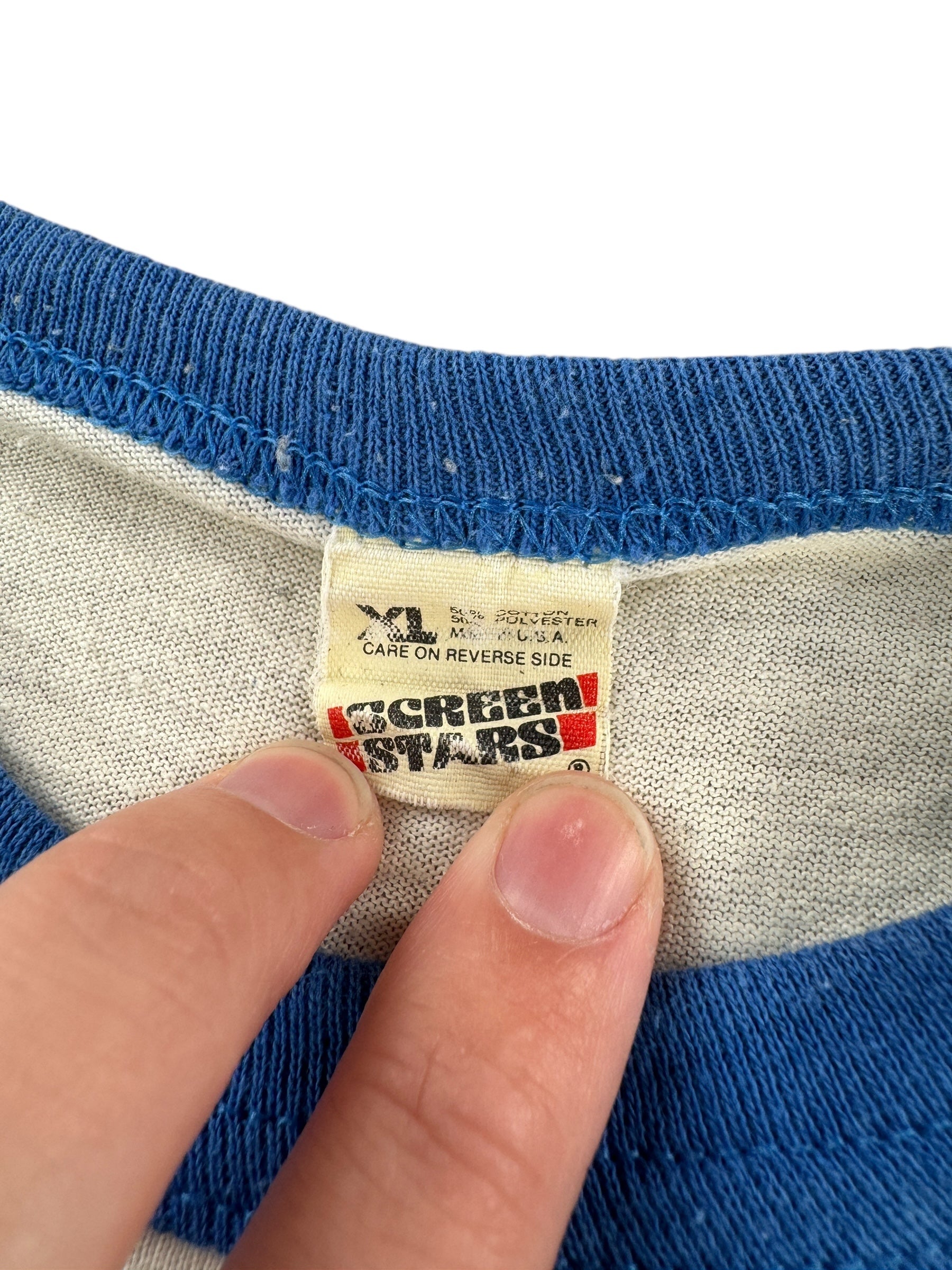 Tag on Vintage Bob Wills Raglan Tee SZ XL