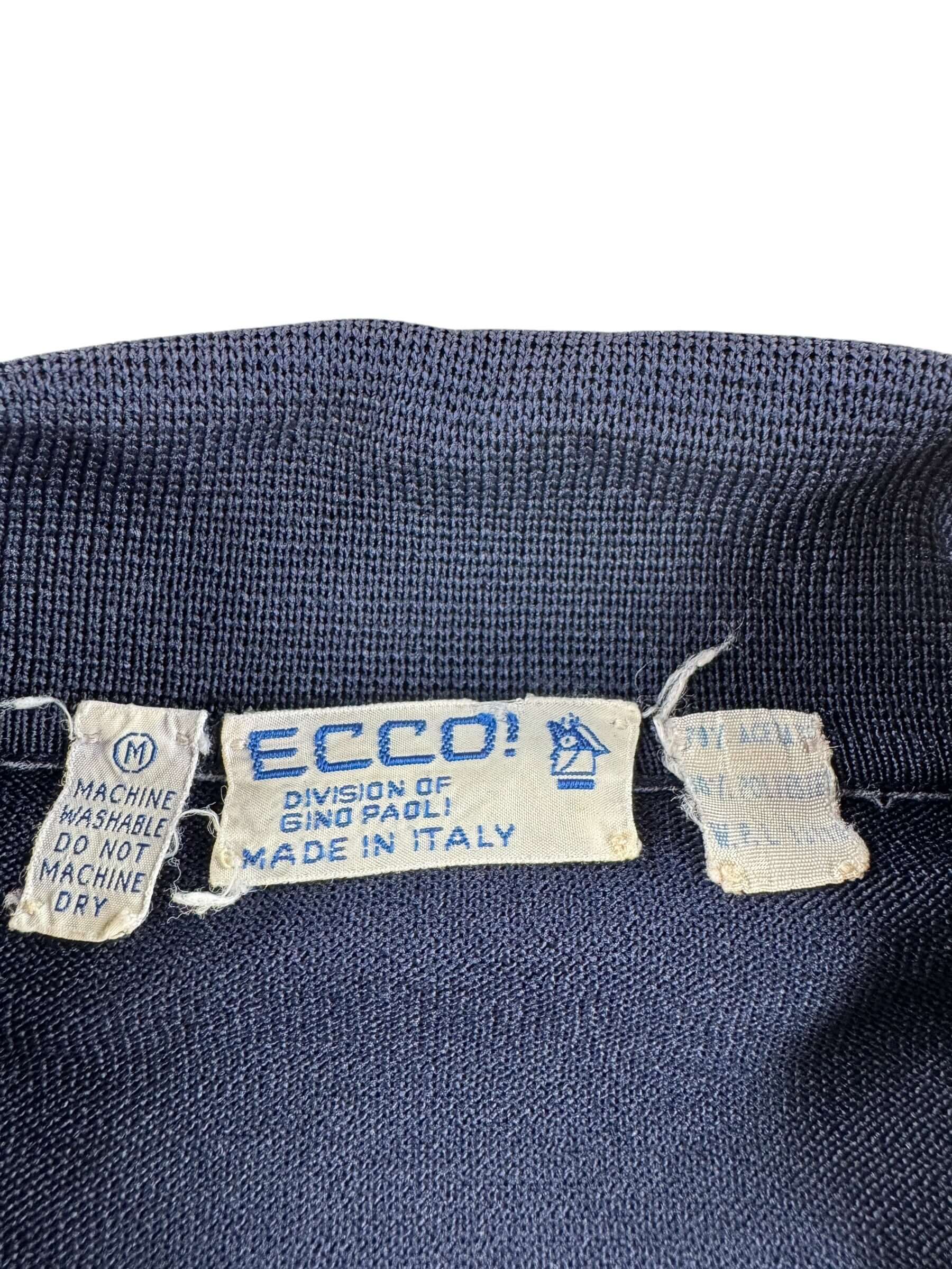 Tag on Vintage Italian Polyester Shirt SZ M