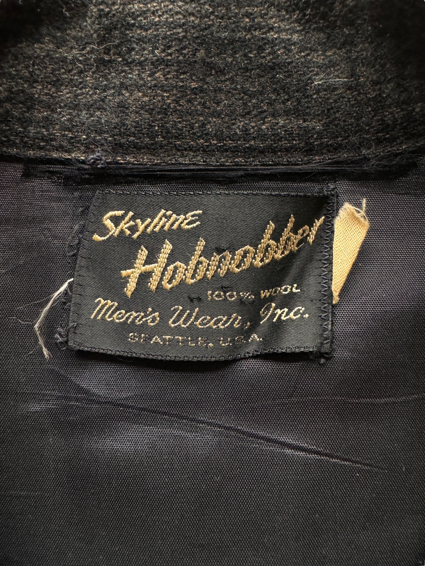 tag on Vintage Skyline Hobnobber Jacket SZ XL