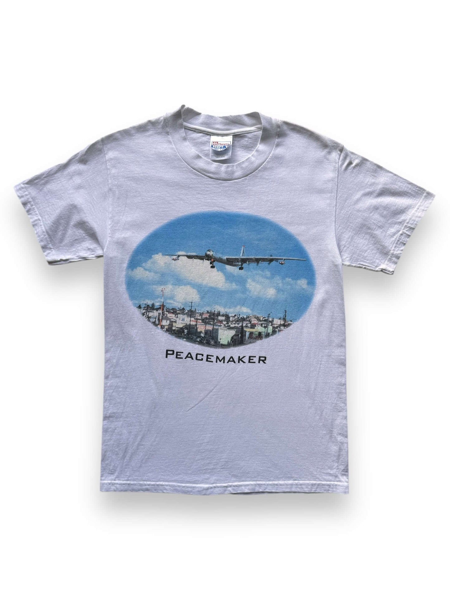 front of Vintage Peacemaker Tee SZ S