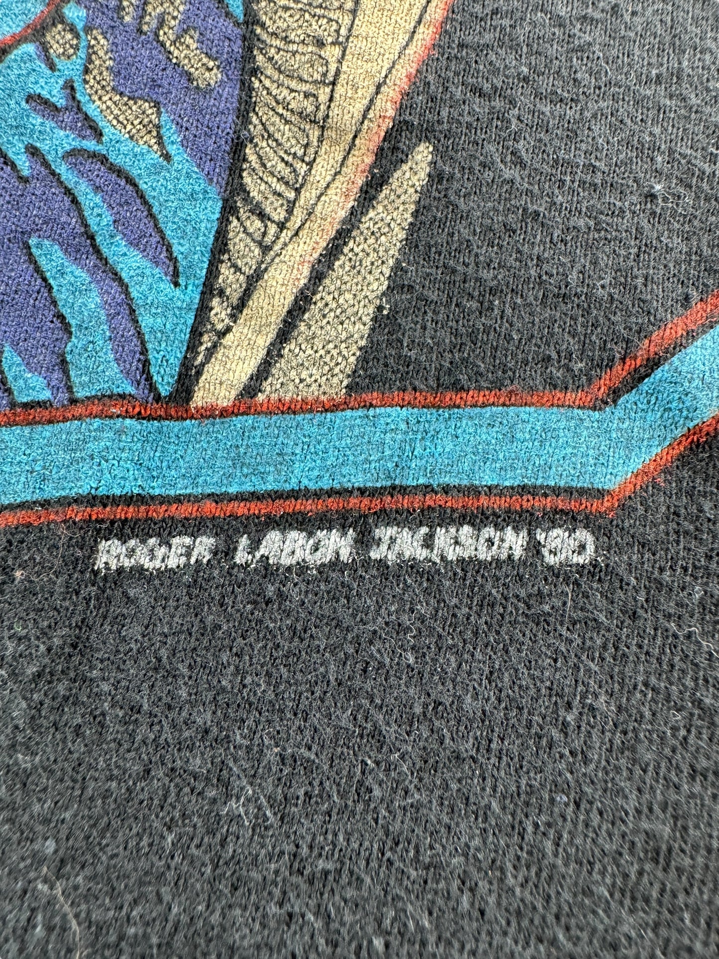 Trademark on Vintage Blue Oyster Cult 2-Sided Tee SZ S