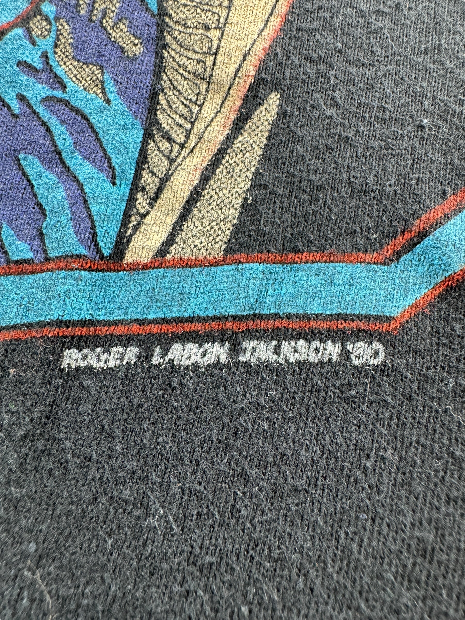 Trademark on Vintage Blue Oyster Cult 2-Sided Tee SZ S