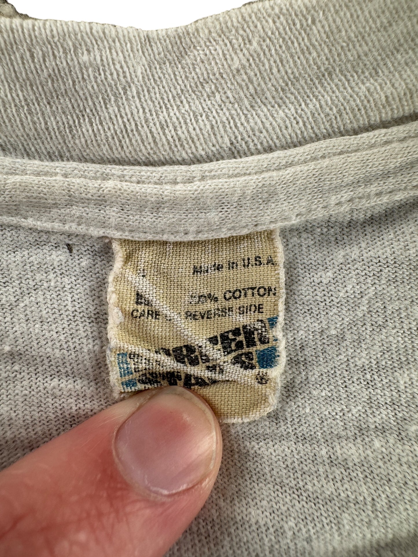 Tag on Vintage Simple Minds 85/86 World Tour Tee SZ L (Fits S)