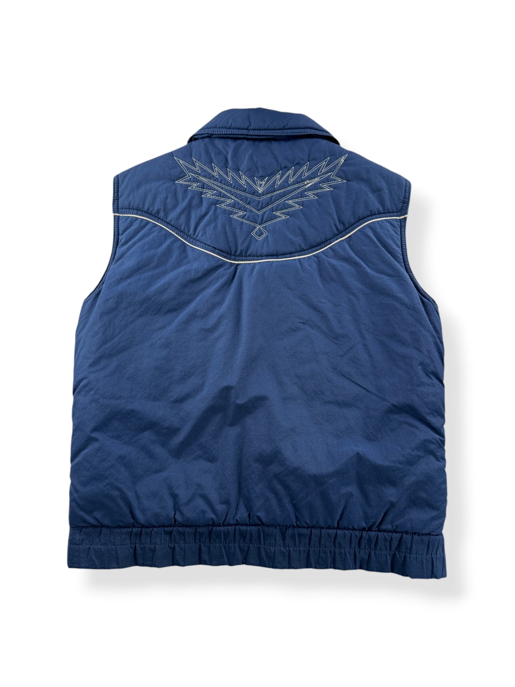 Back of Vintage St. Moritz Winter Vest SZ L (Fits M)