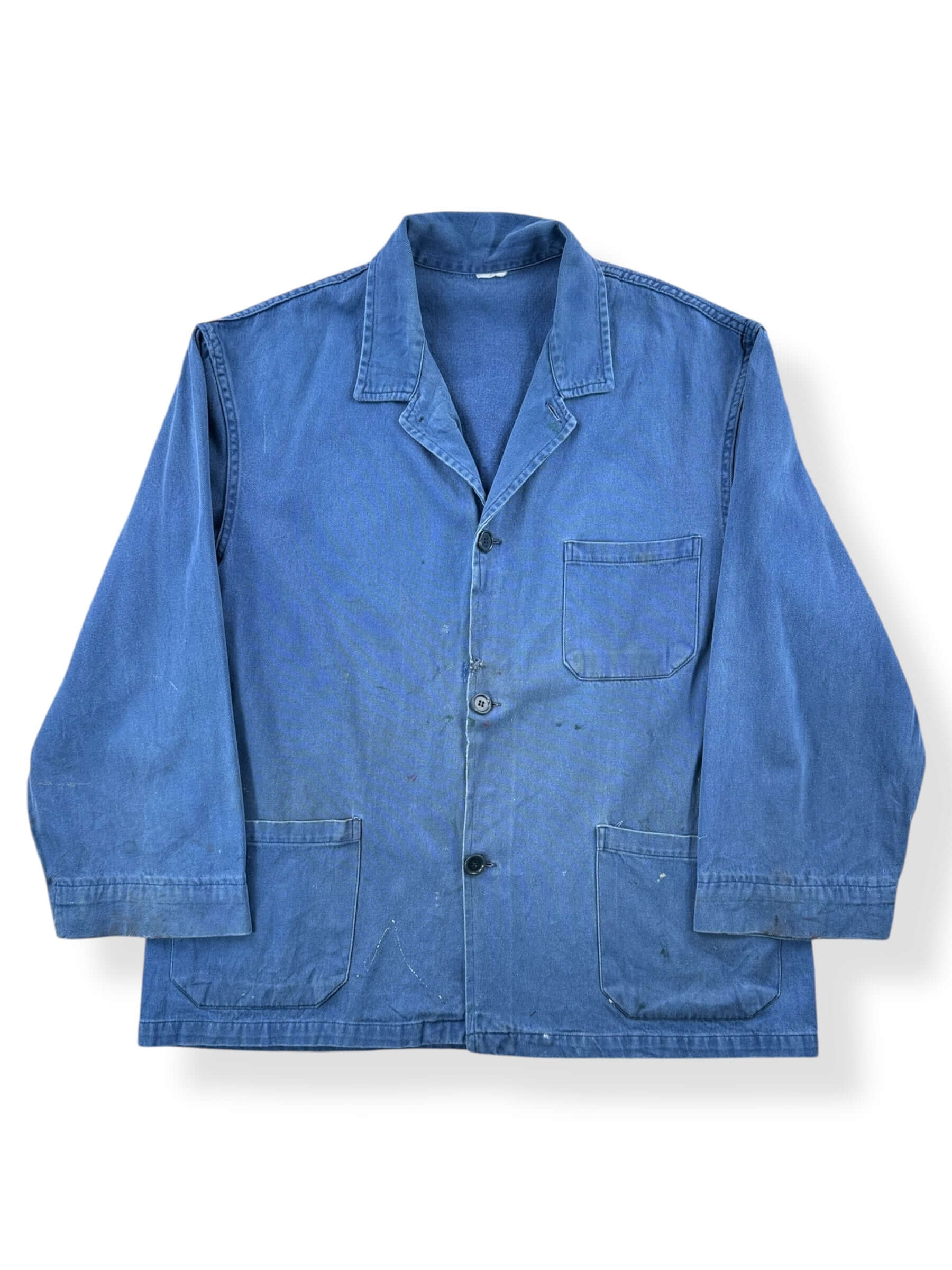 Front of Vintage French Chore Coat SZ XL