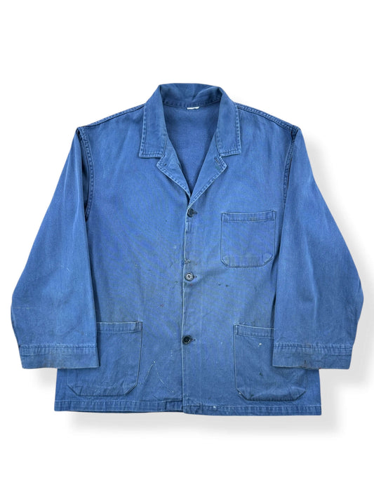Front of Vintage French Chore Coat SZ XL
